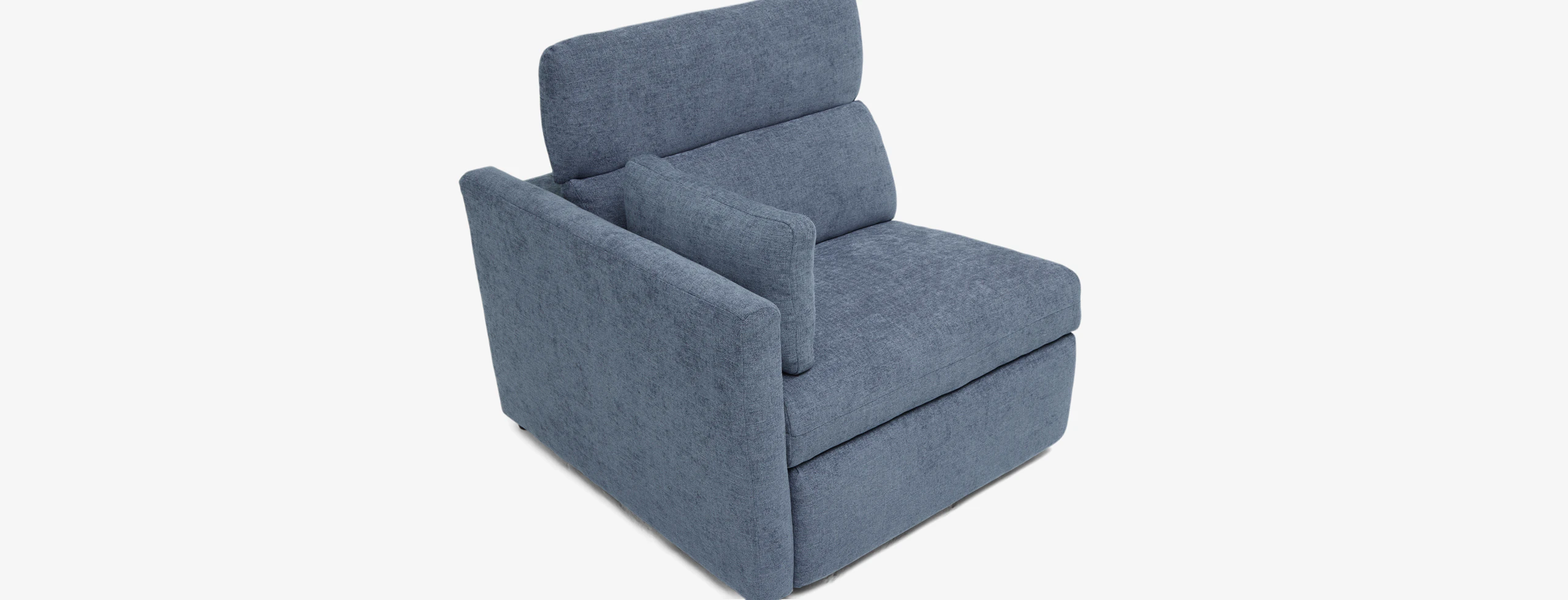 Fitz Single Arm Chair Milo French Blue