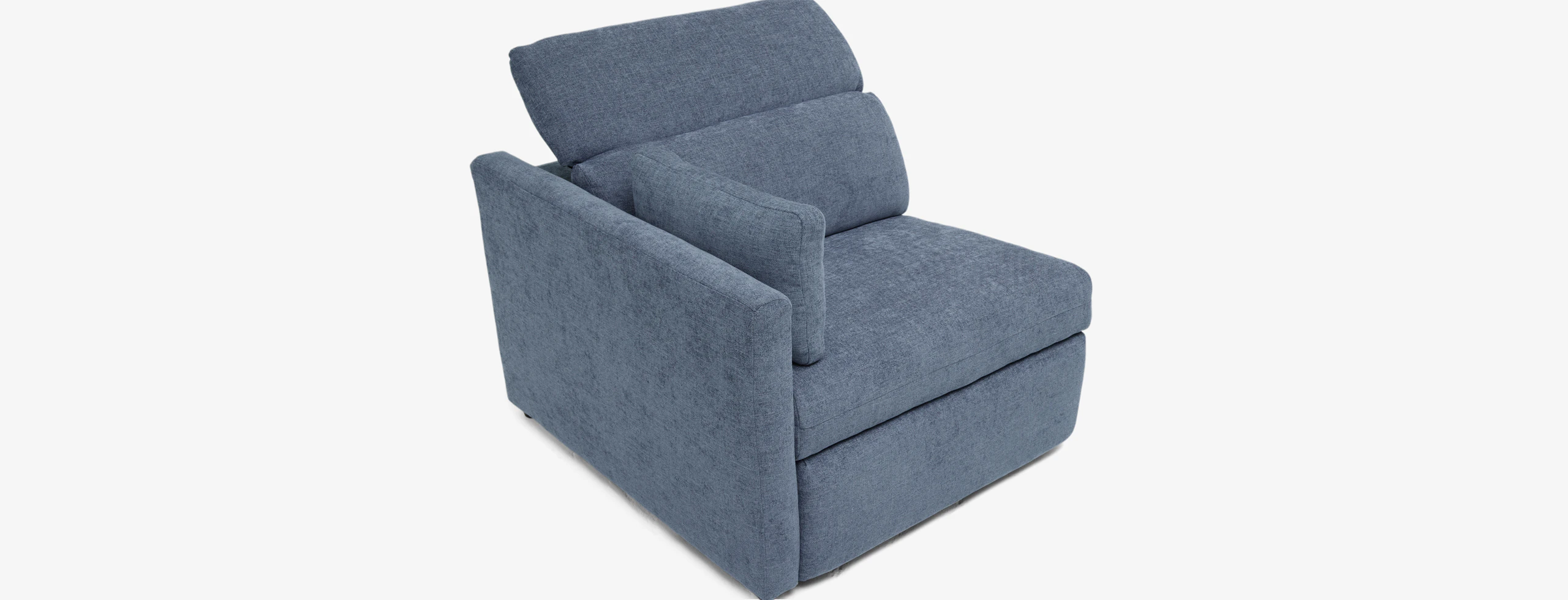 Fitz Single Arm Chair Milo French Blue