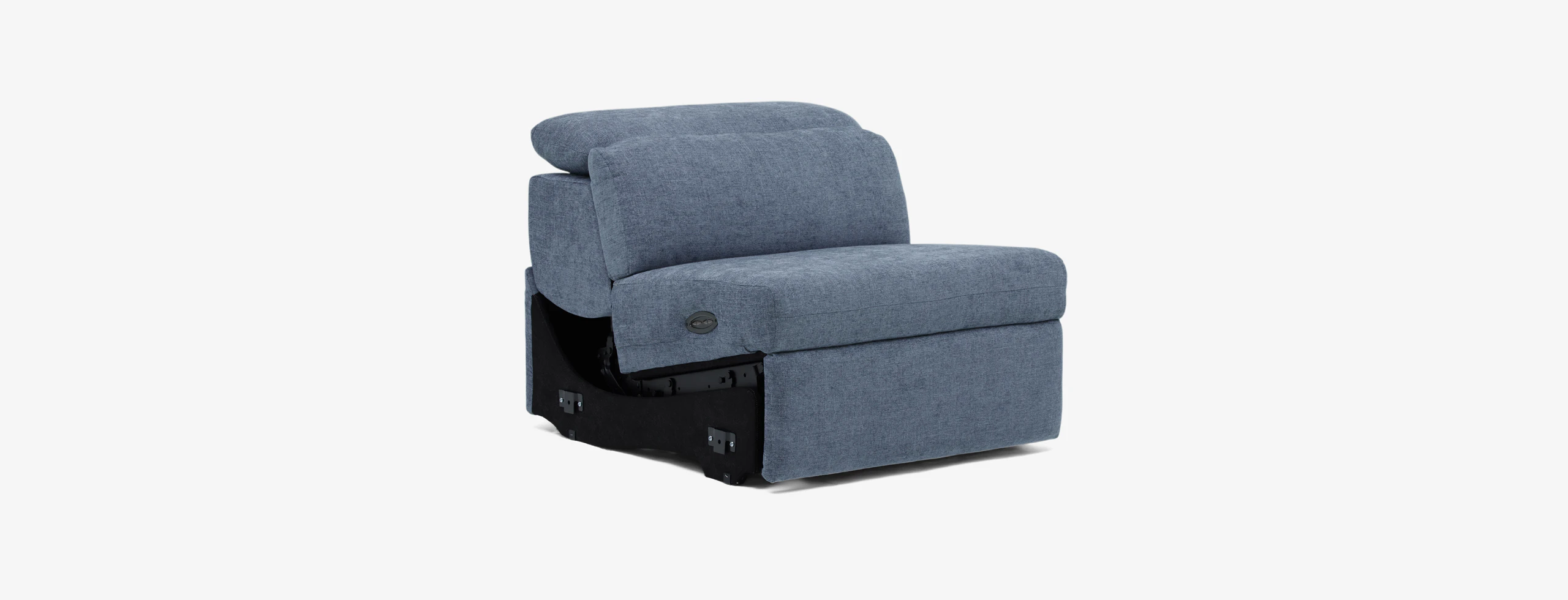 Fitz Armless Chair Milo French Blue
