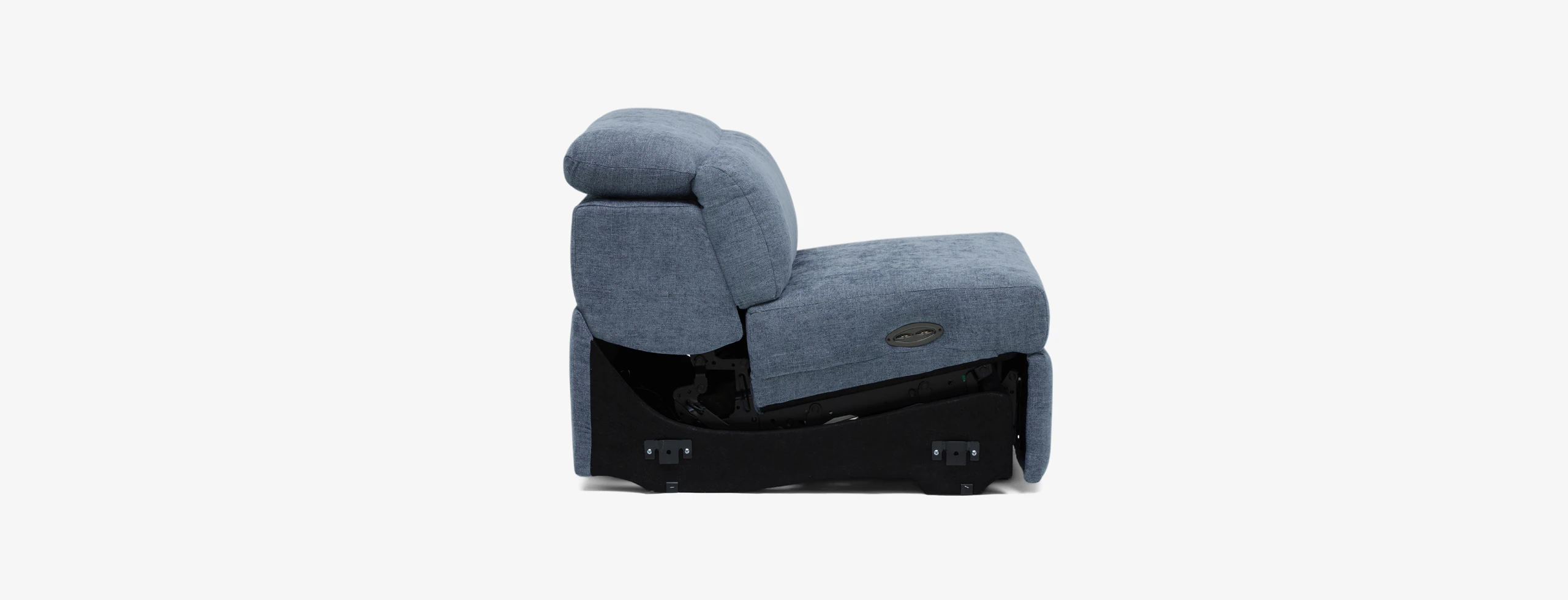 Fitz Armless Chair Milo French Blue
