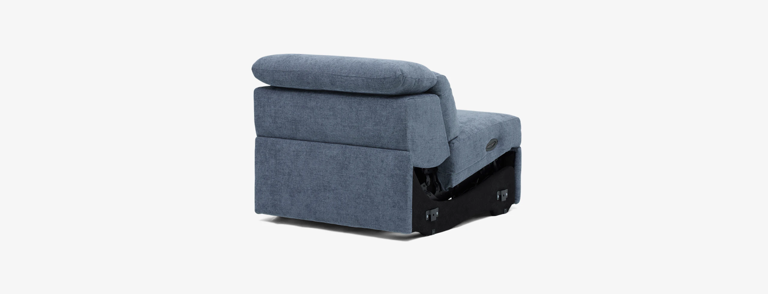 Fitz Armless Chair Milo French Blue