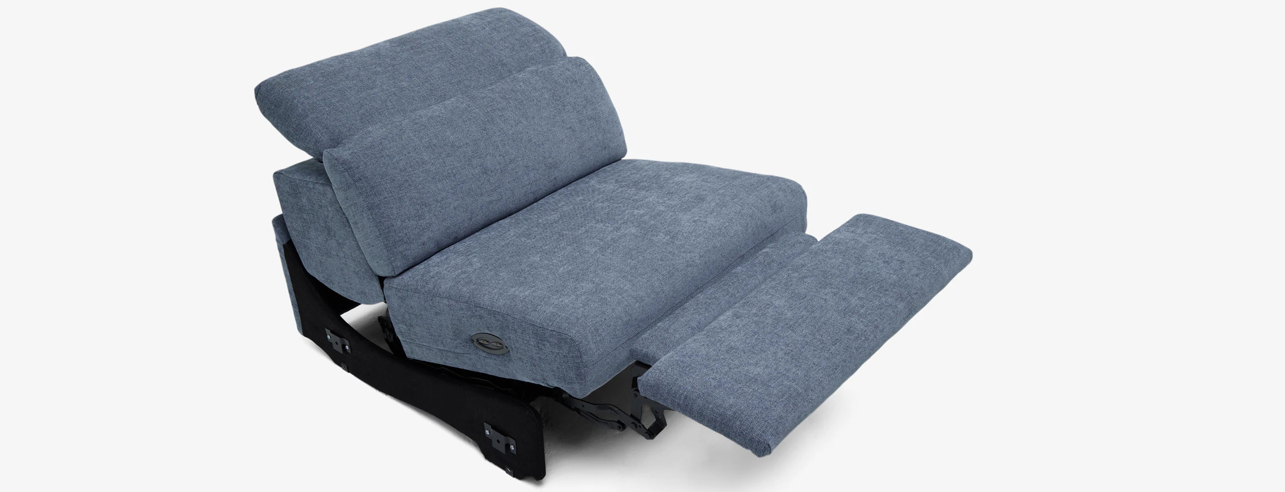 Fitz Armless Chair Milo French Blue