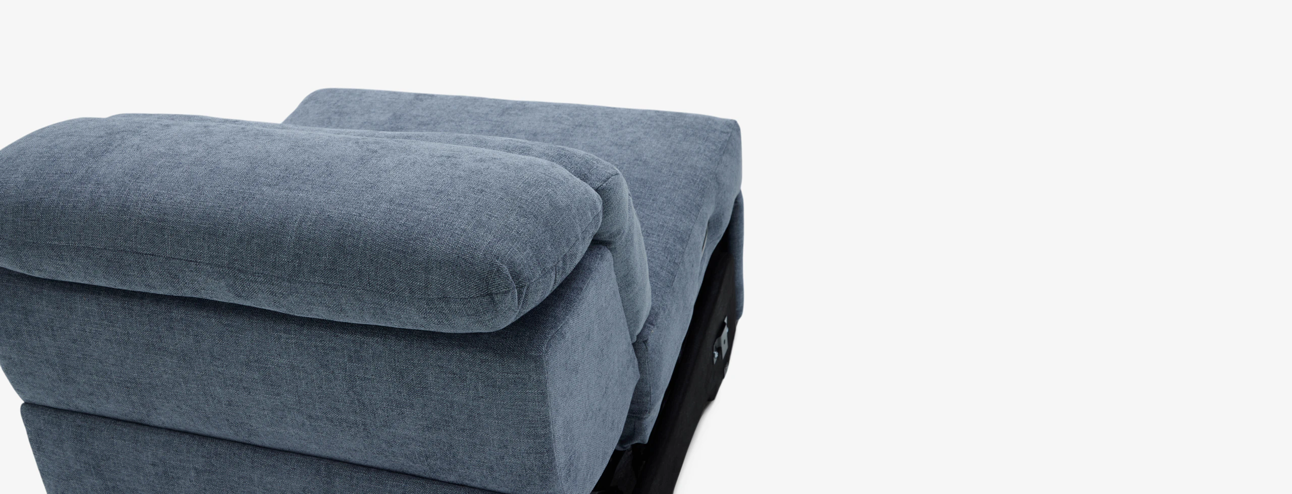 Fitz Armless Chair Milo French Blue