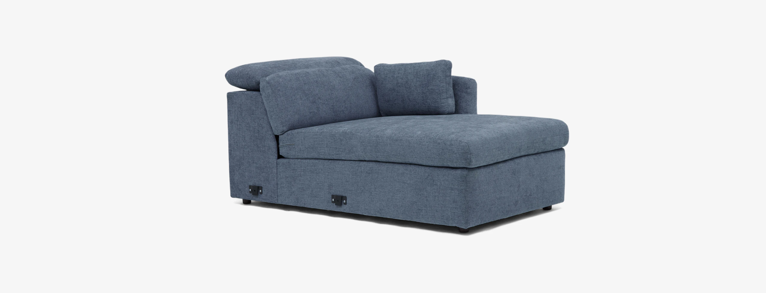 Fitz Single Arm Chaise Milo French Blue