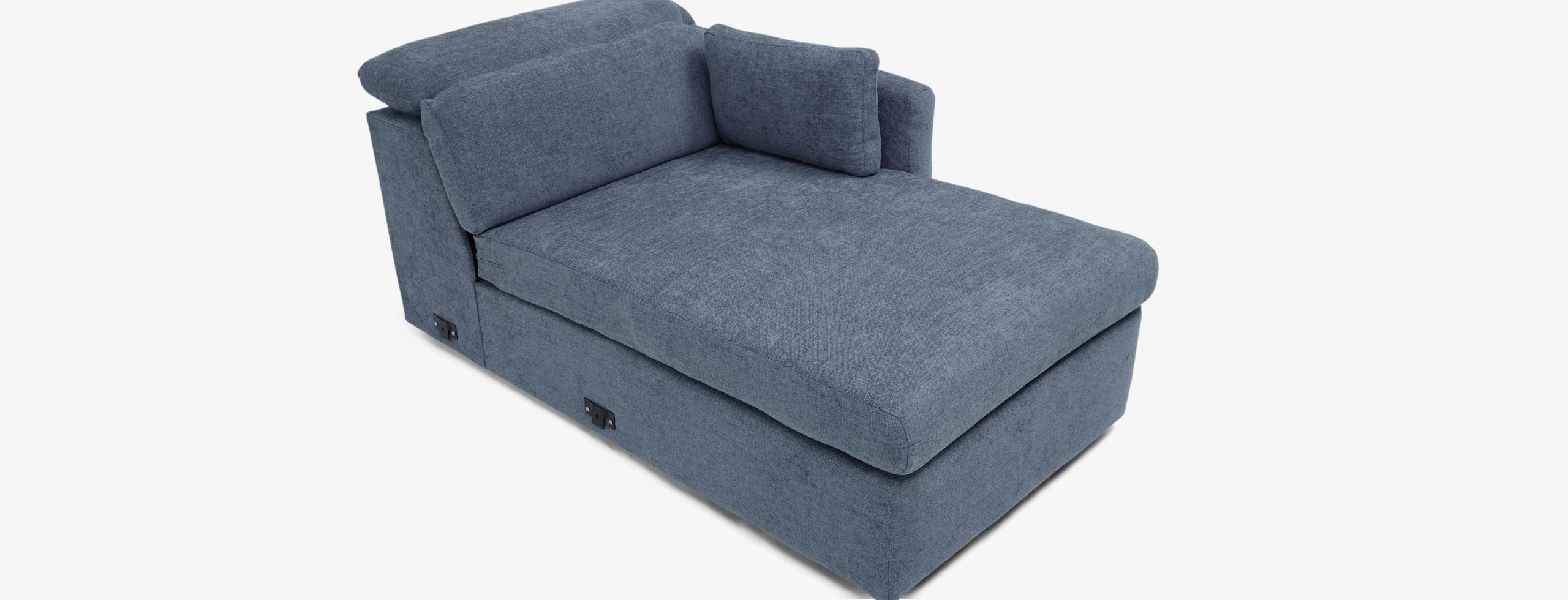Fitz Single Arm Chaise Milo French Blue