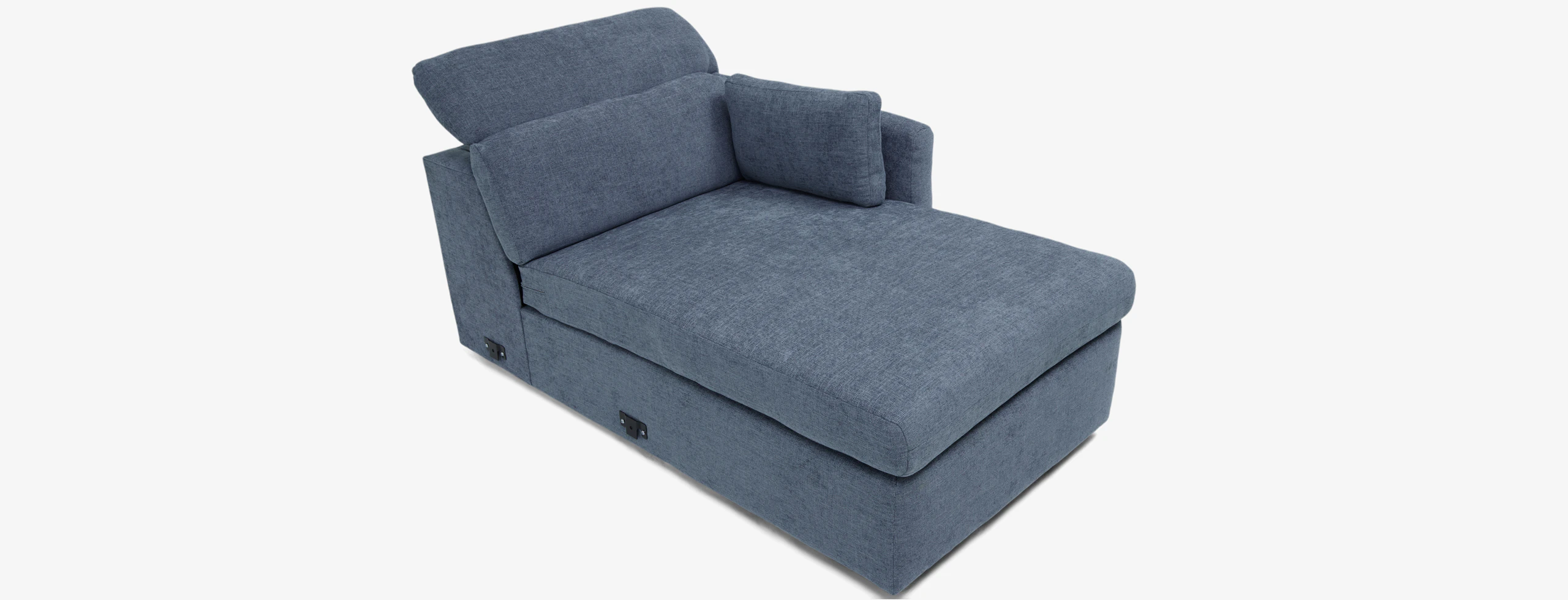 Fitz Single Arm Chaise Milo French Blue