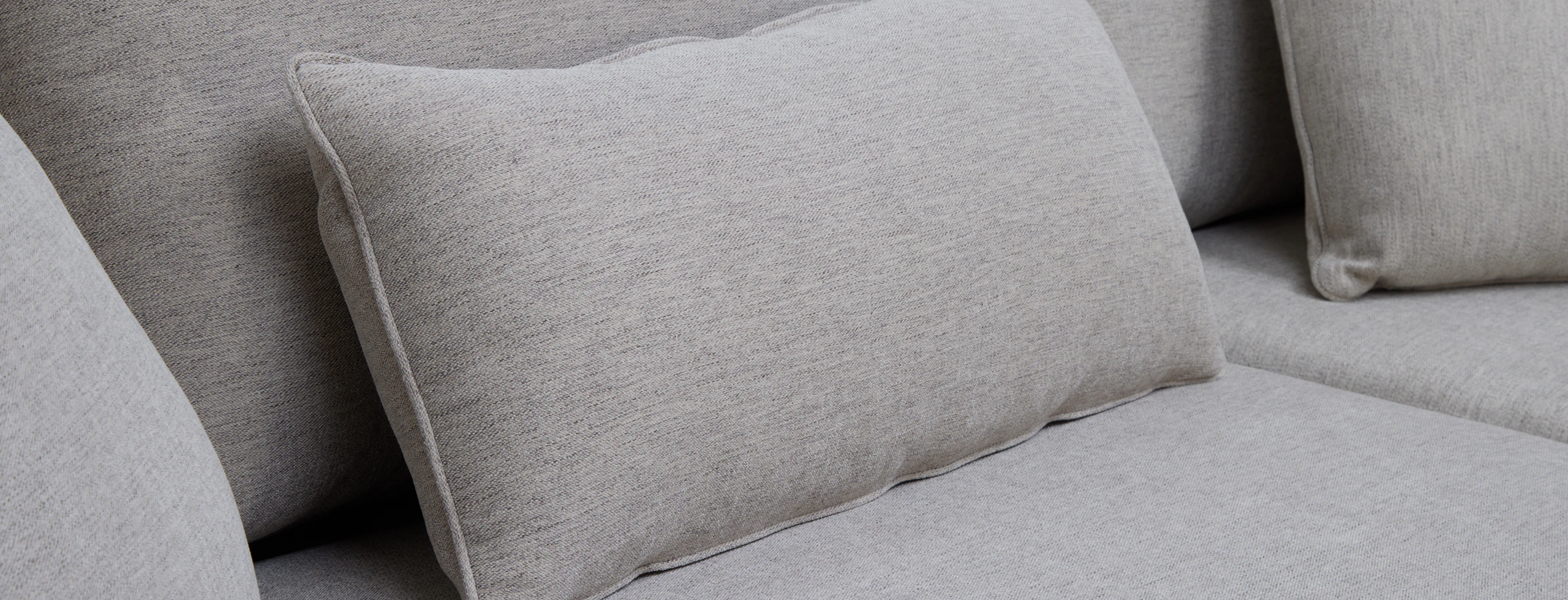 Tyler Sofa Bumper Sectional Merit Dove