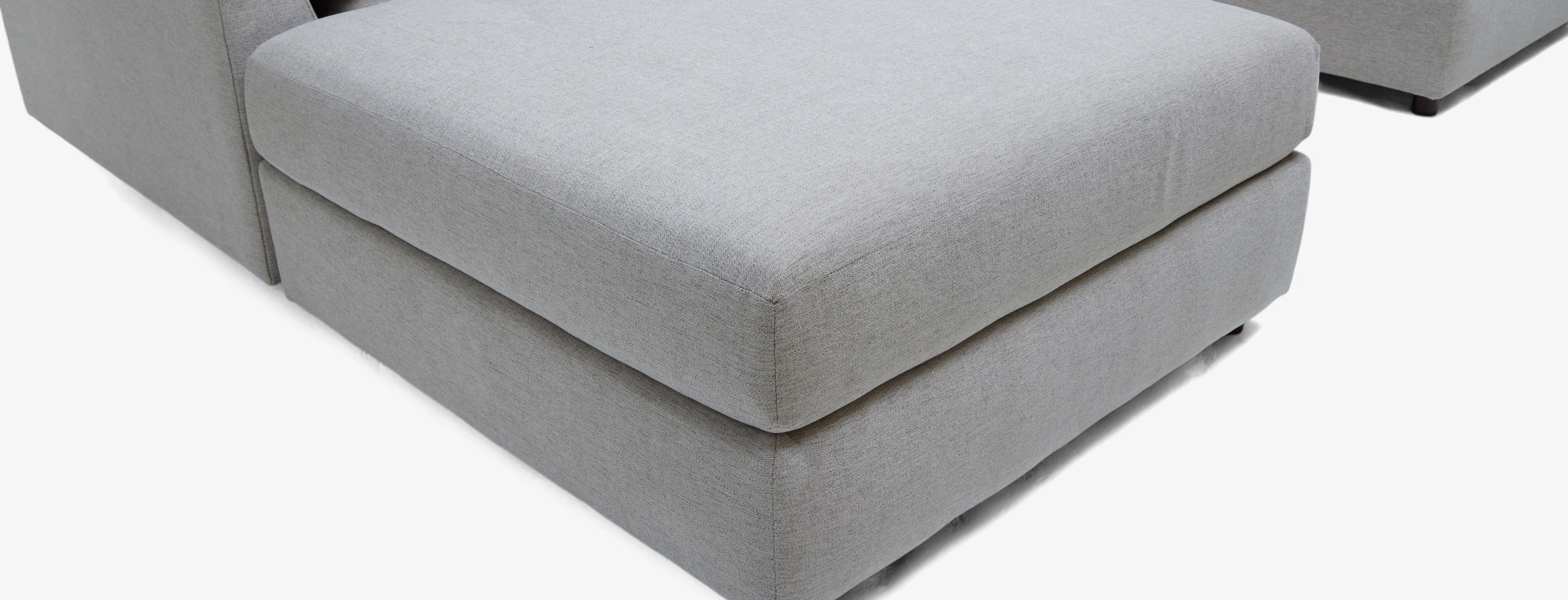 Tyler Sofa Bumper Sectional Merit Dove