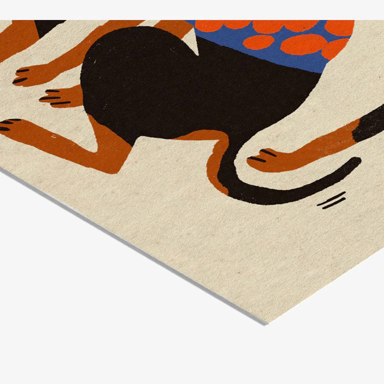 Autumn Doggos Art Print