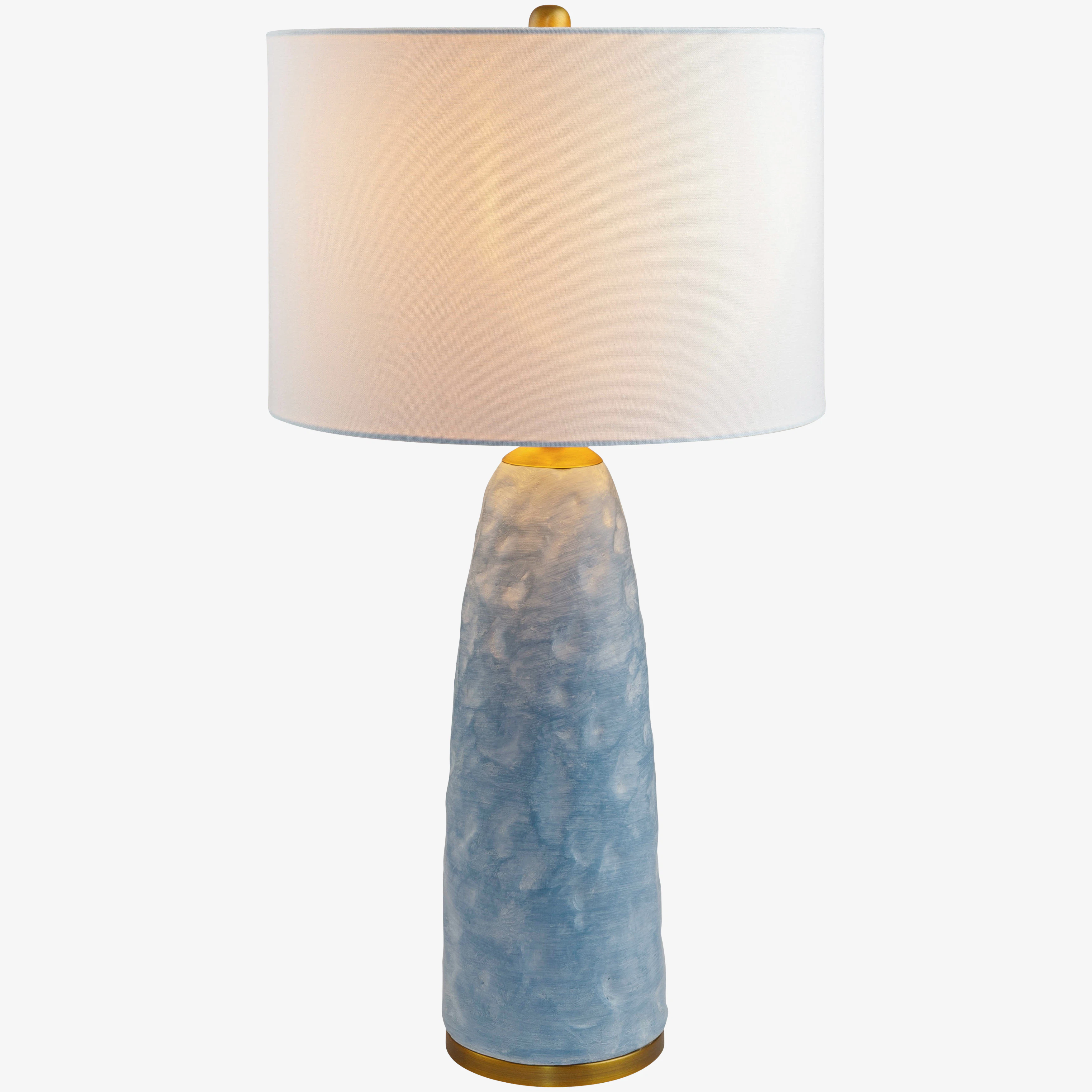 Aqua Accent Table Lamp
