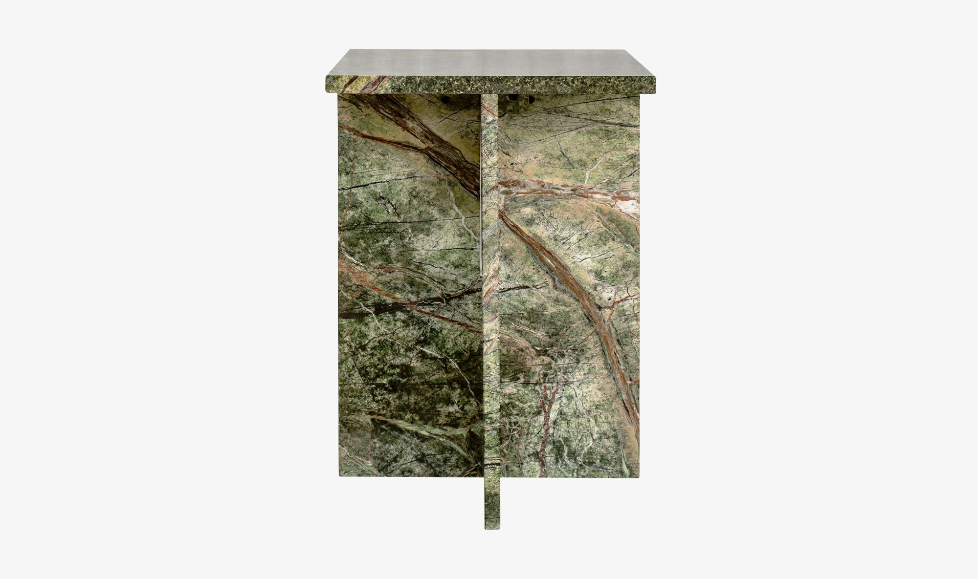Brynn Accent Table Rainforest Green Marble