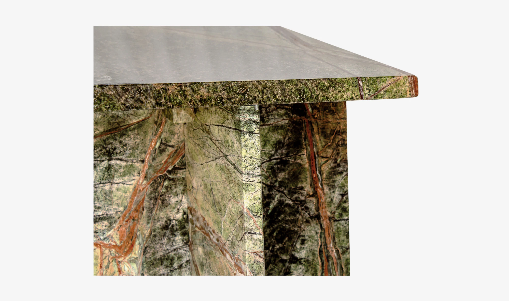 Brynn Accent Table Rainforest Green Marble