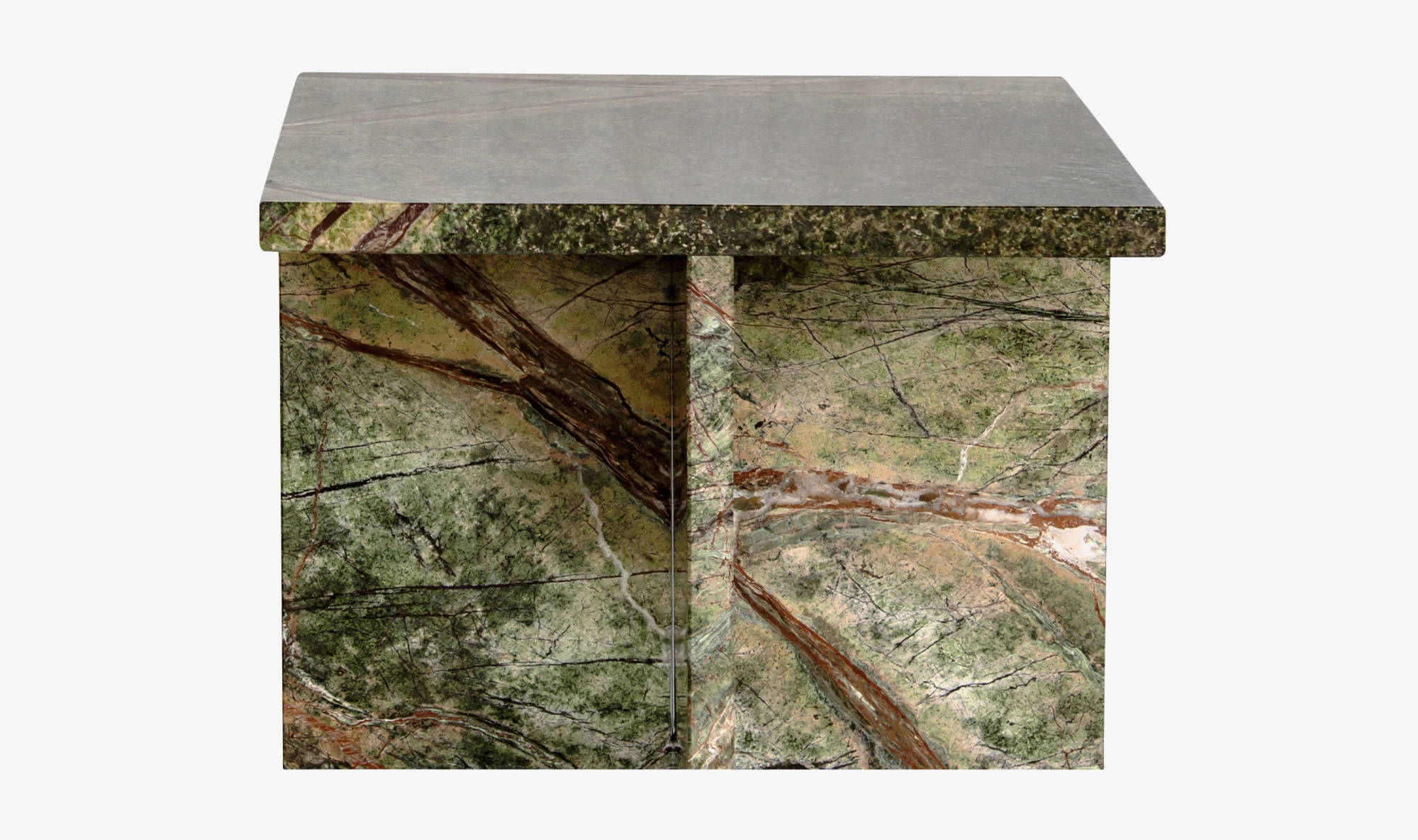 Brynn Accent Table Rainforest Green Marble