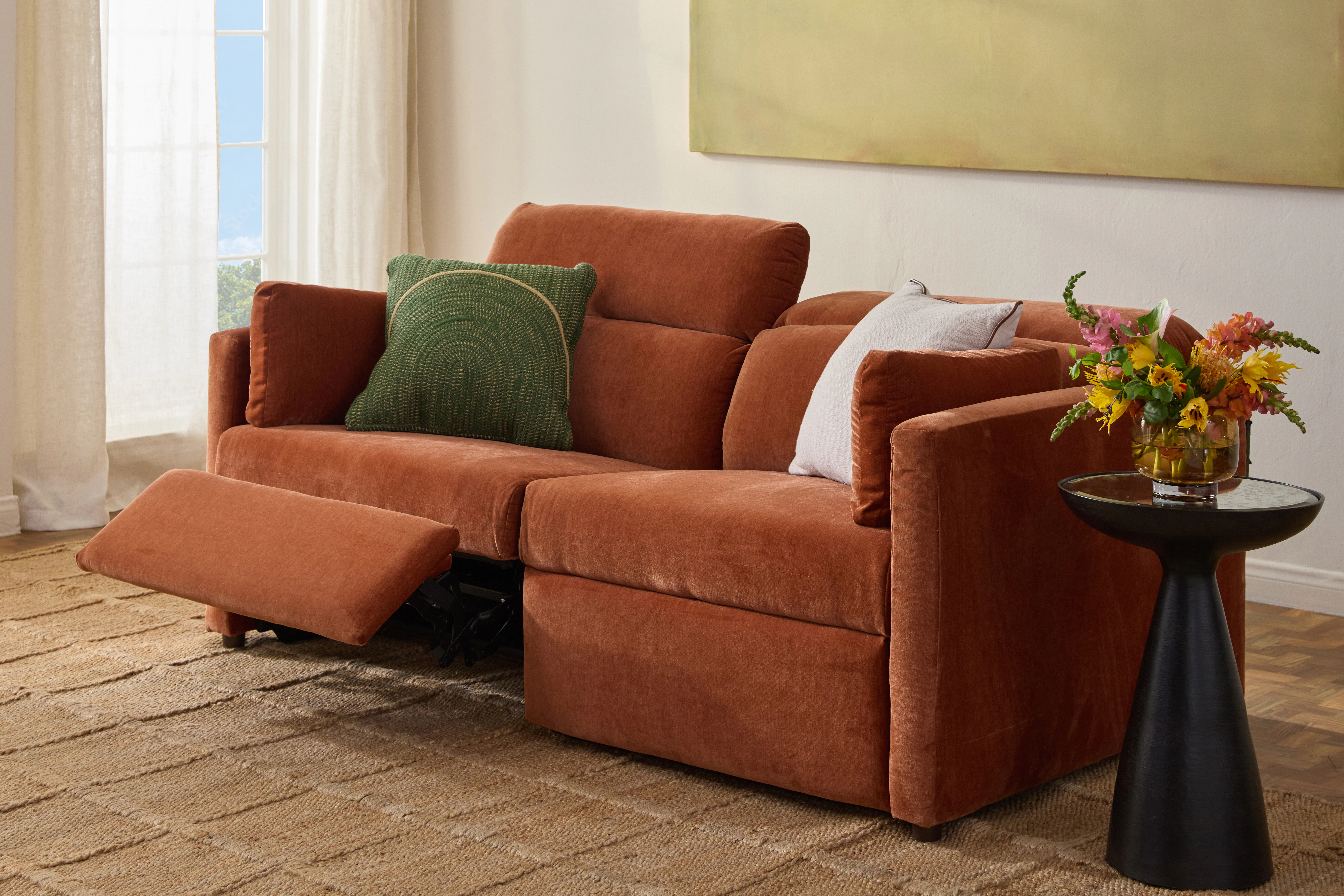 Fitz Modular Reclining Piece Sofa Harper Cinnamon