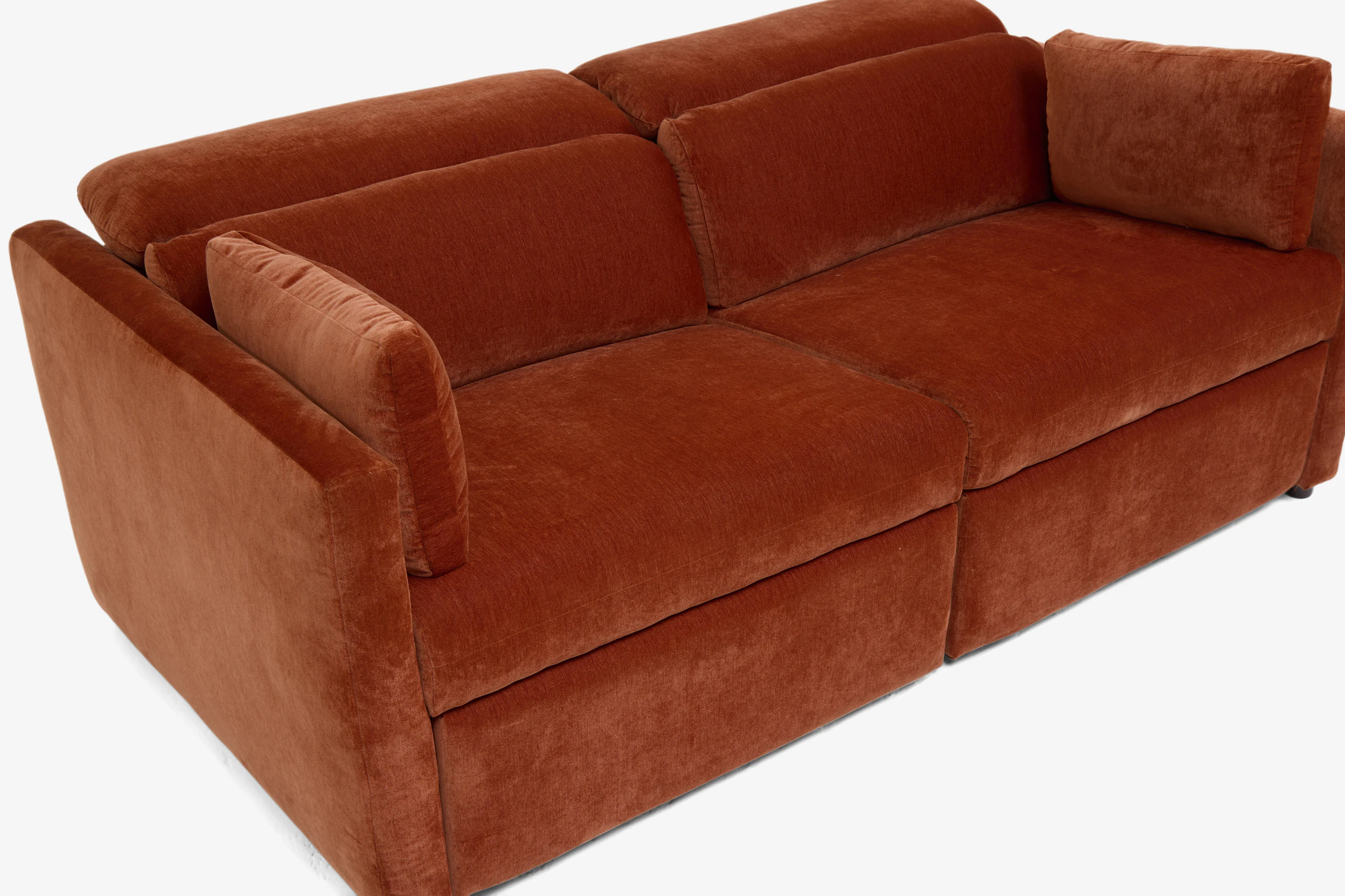 Fitz Modular Reclining Sofa Piece Harper Cinnamon