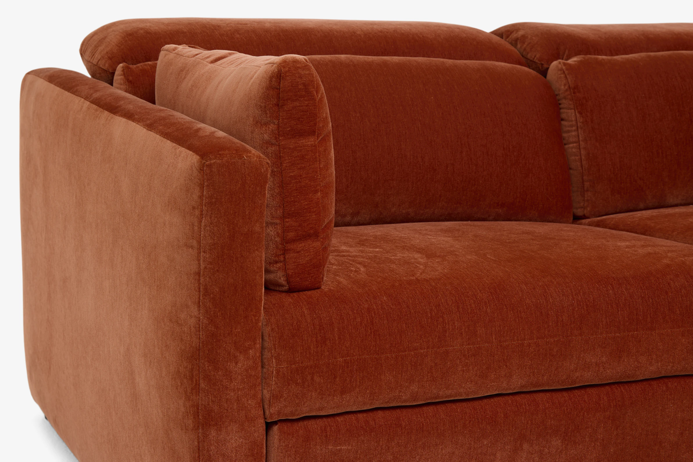 Fitz Modular Reclining Sofa Piece Harper Cinnamon