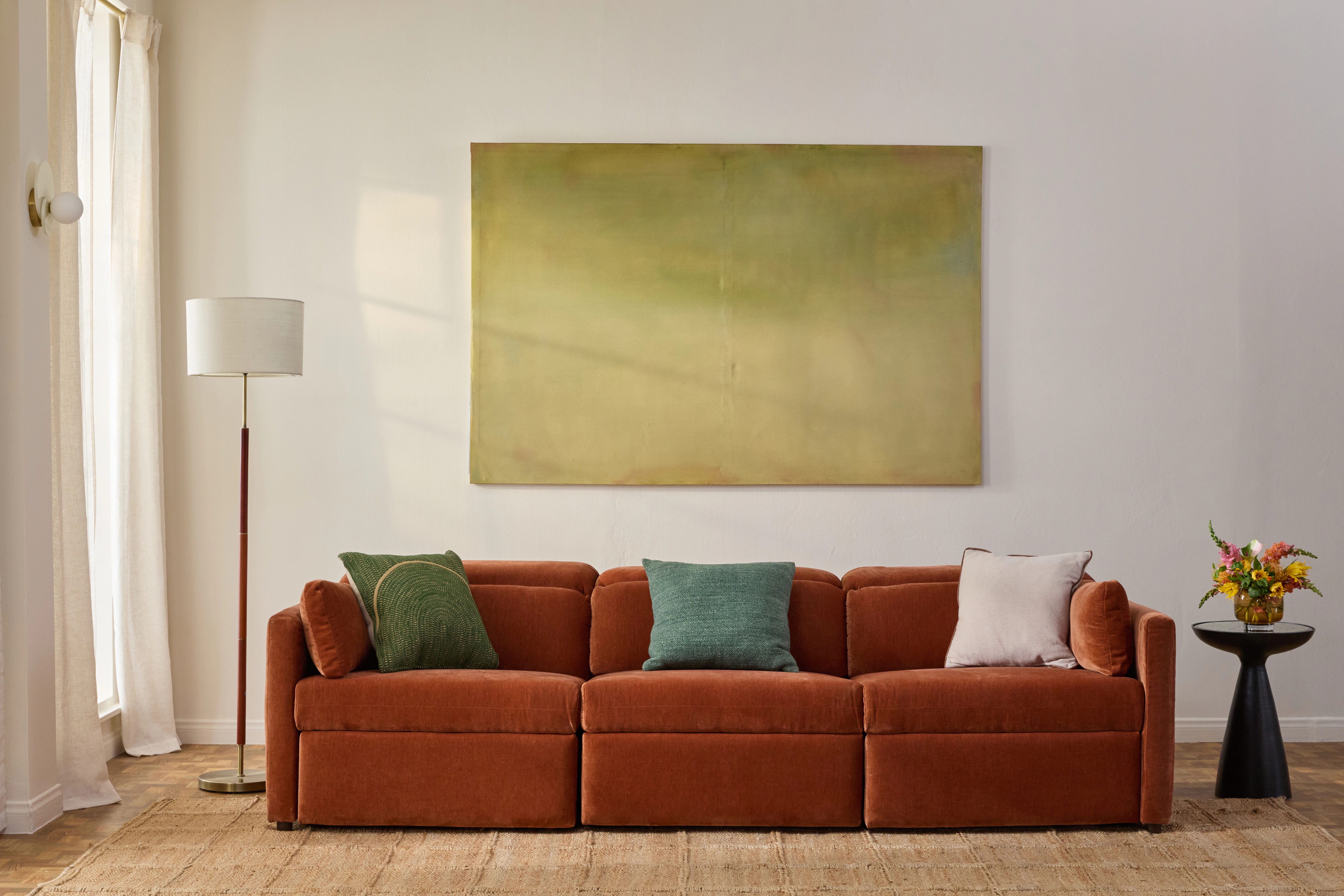 Fitz Modular Reclining Piece Sofa Harper Cinnamon