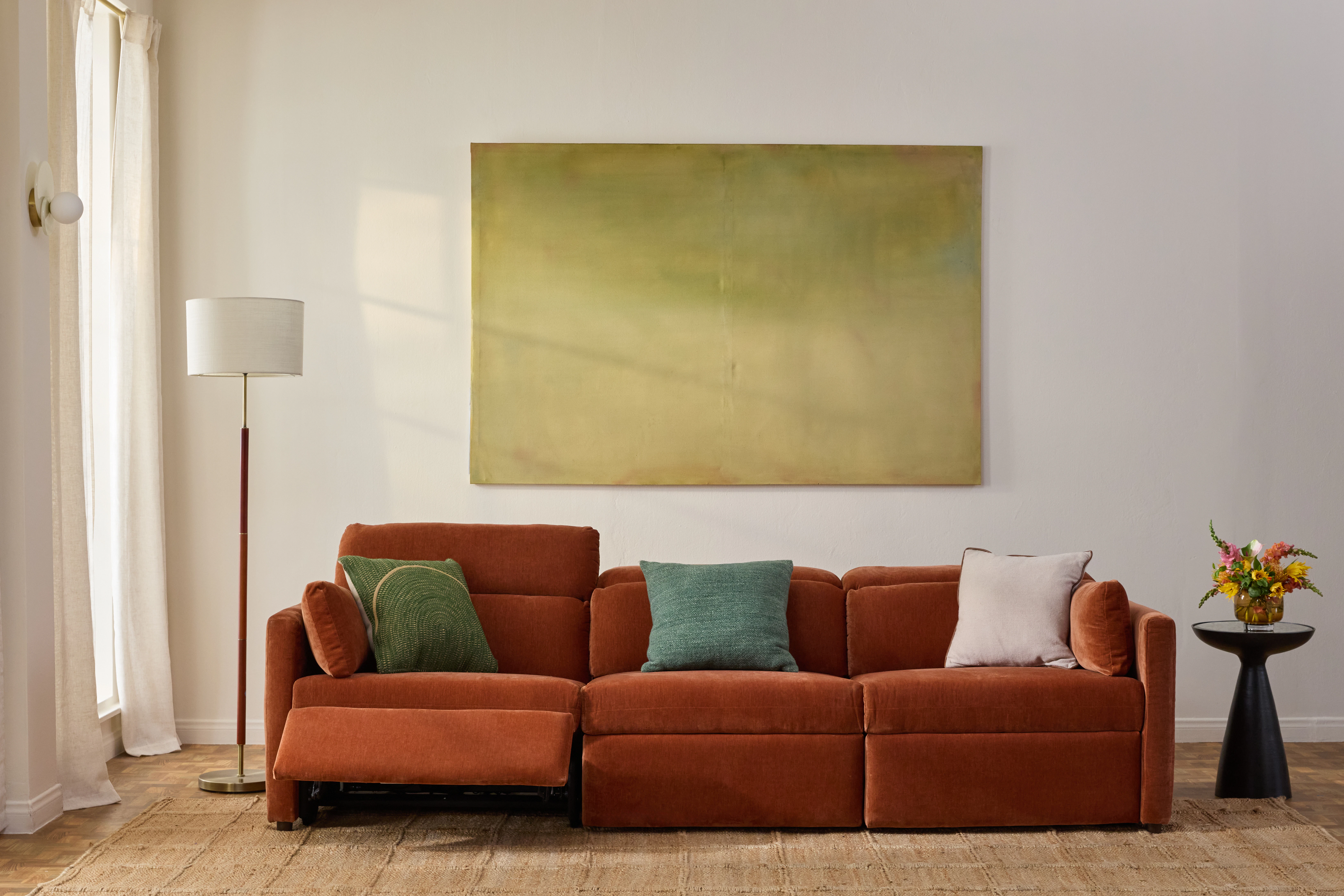 Fitz Modular Reclining Piece Sofa Harper Cinnamon