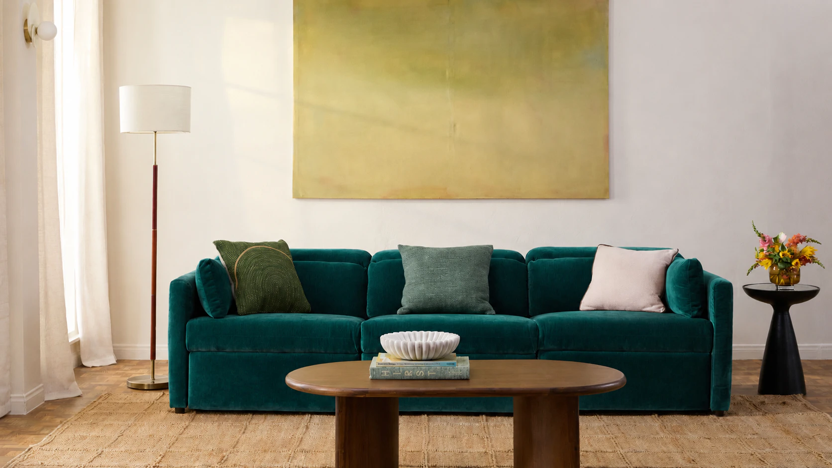 Fitz Modular Reclining Piece Sofa Royale Peacock 4x3