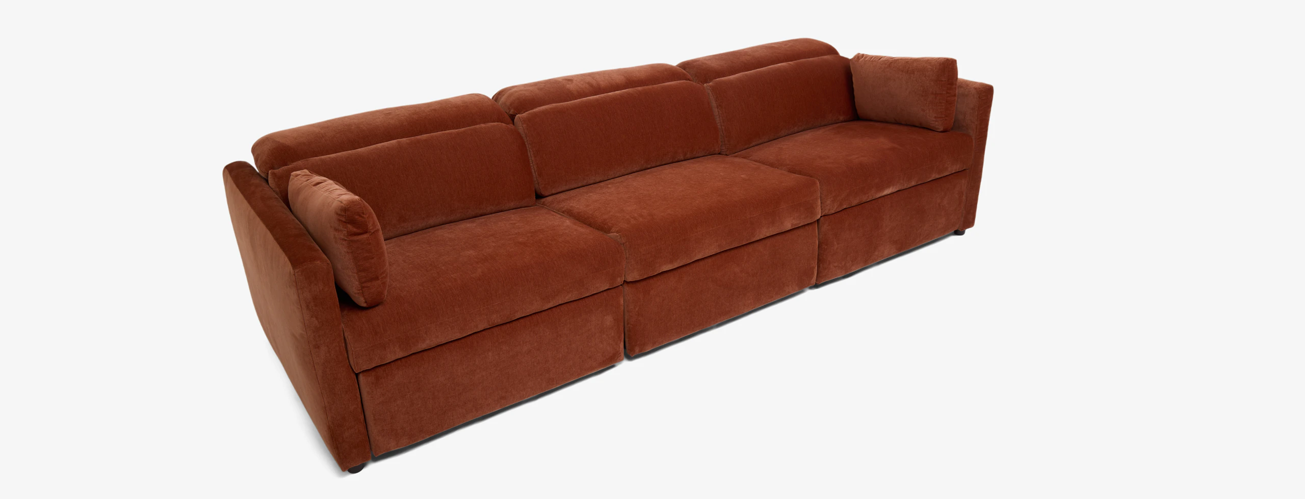 Fitz Modular Reclining Sofa Piece Harper Cinnamon