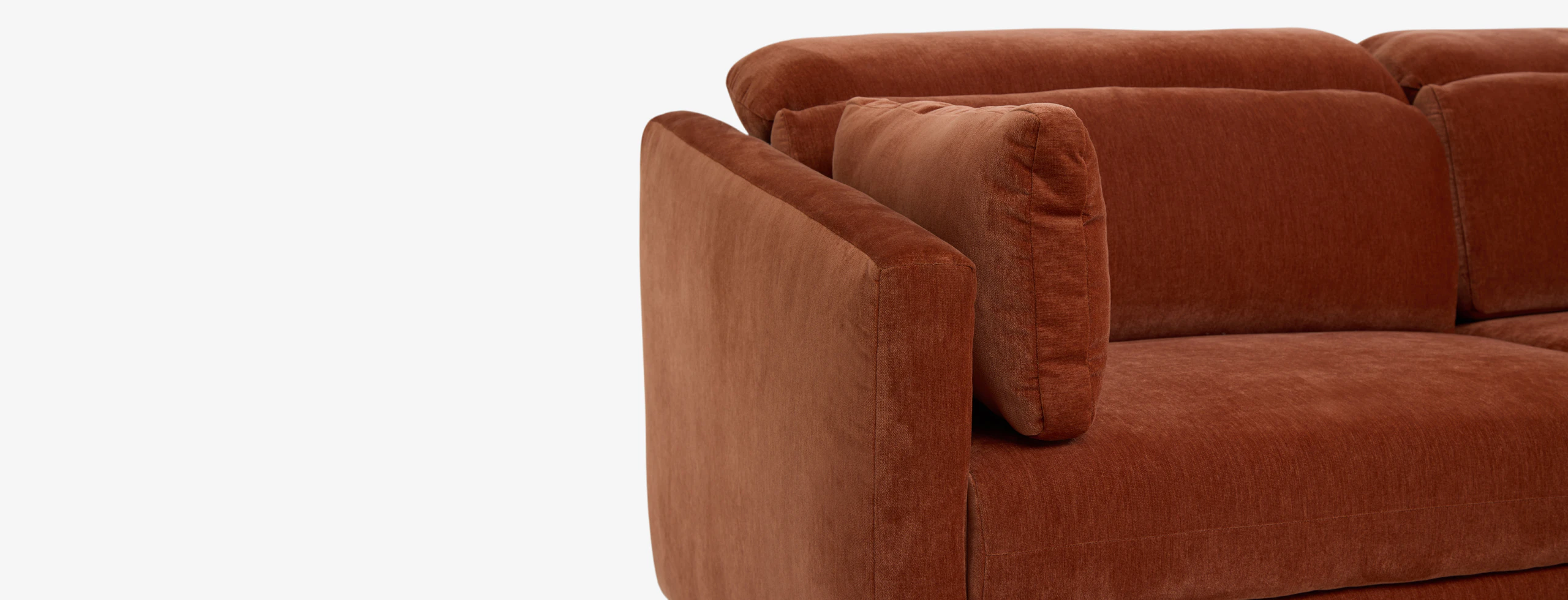 Fitz Modular Reclining Sofa Piece Harper Cinnamon