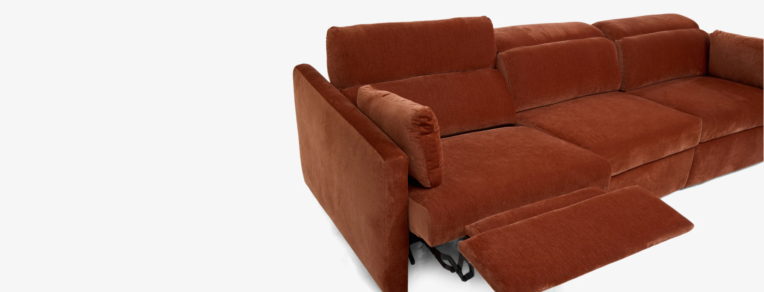 Fitz Modular Reclining Sofa Piece Harper Cinnamon