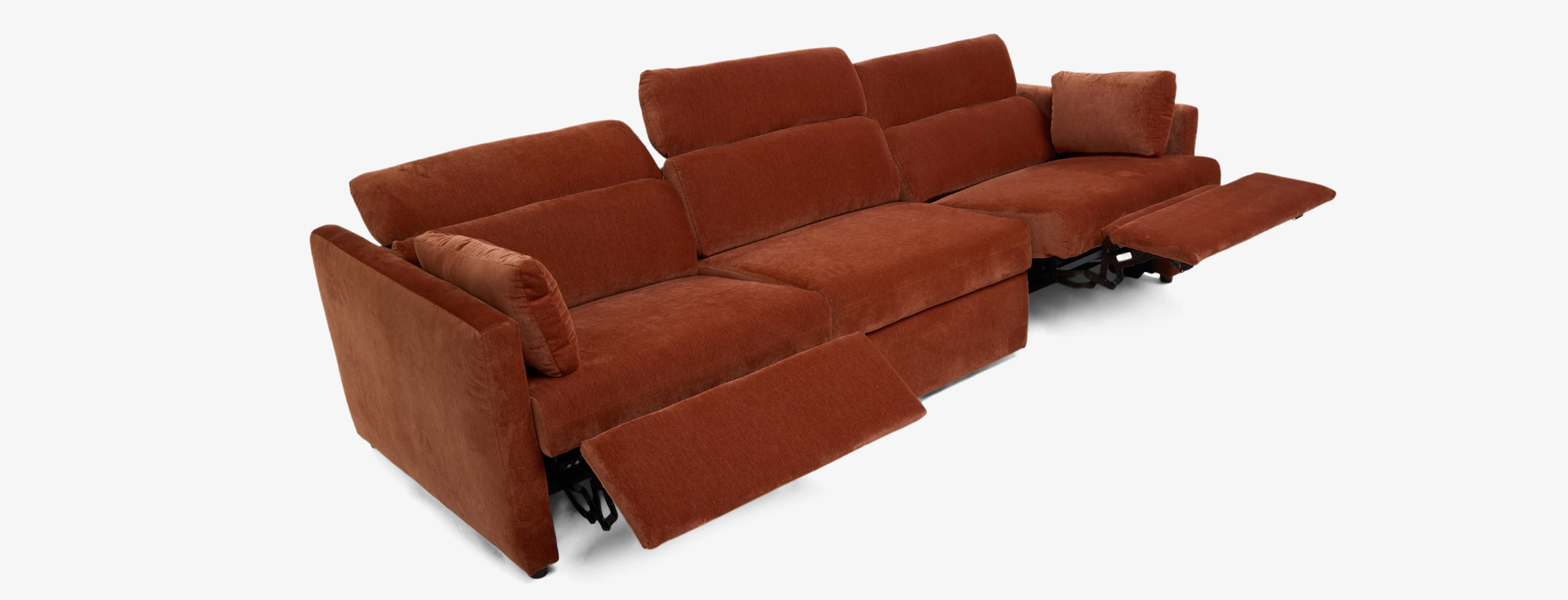 Fitz Modular Reclining Sofa Piece Harper Cinnamon