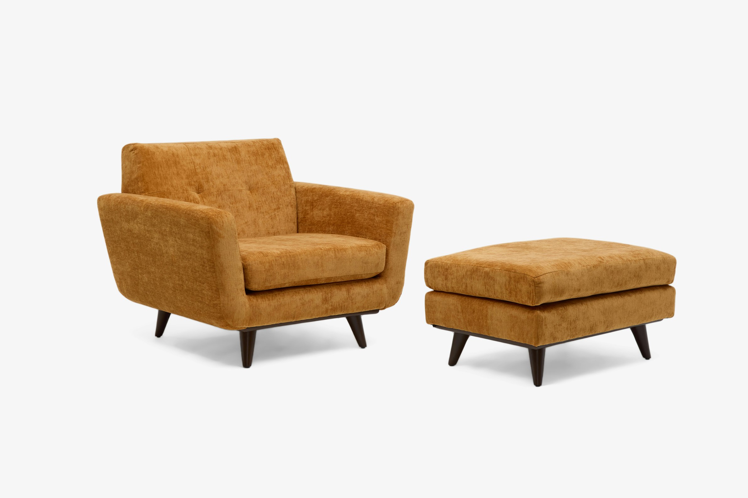 Hughes Chair Ottoman Crave Ginger Tea