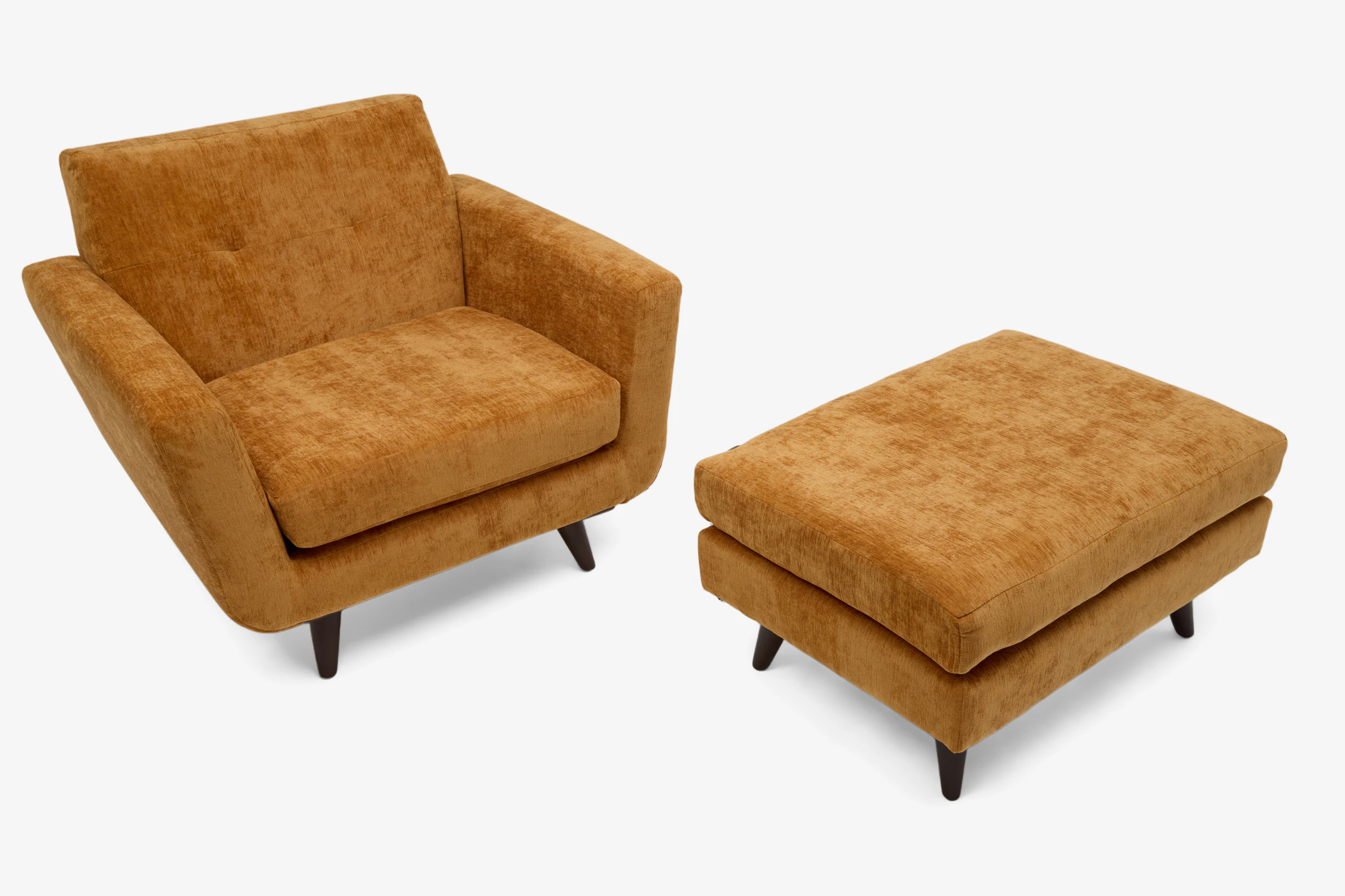 Hughes Chair Ottoman Crave Ginger Tea