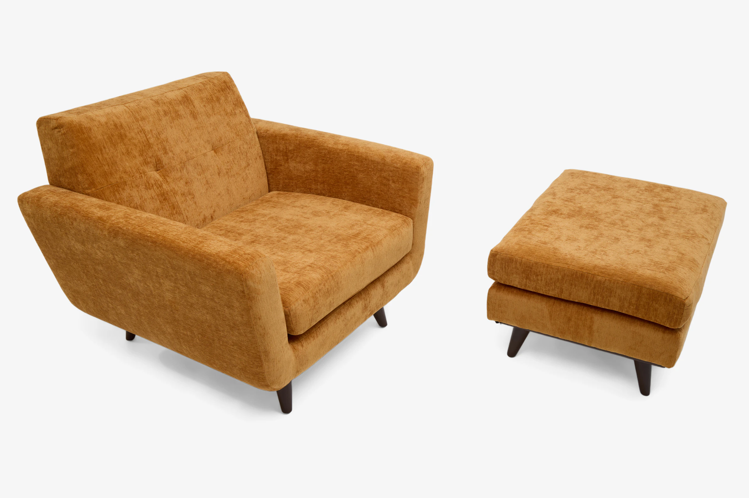 Hughes Chair Ottoman Crave Ginger Tea