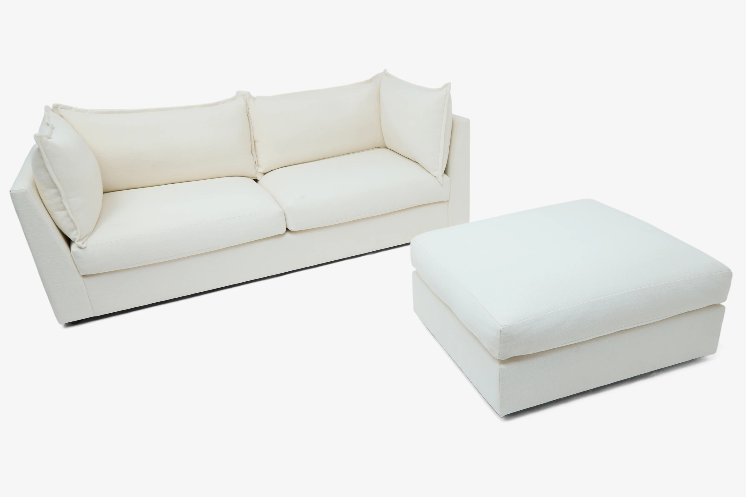 Wilder Sofa Ottoman Leuven Snow
