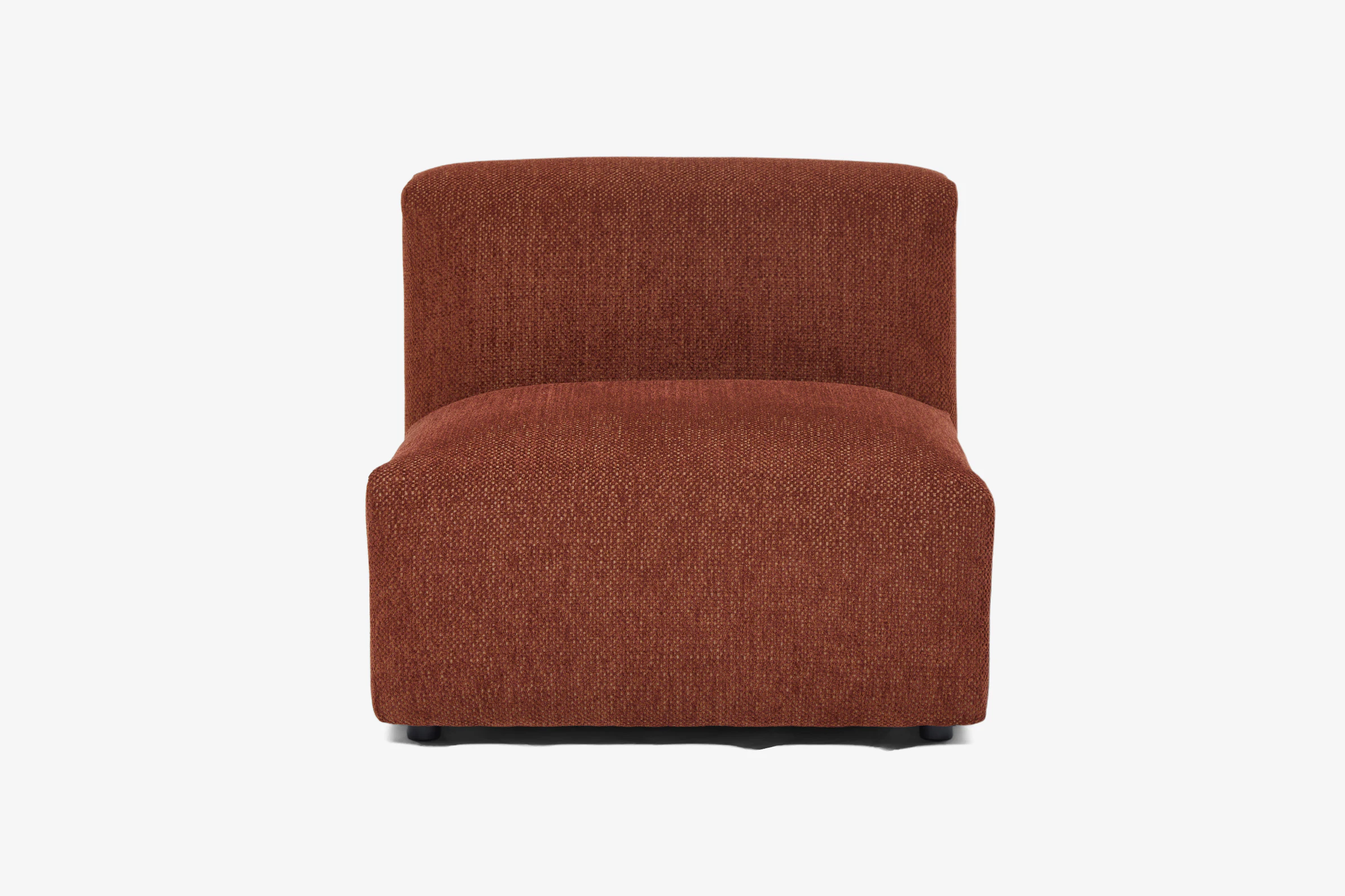 Millie Armless Chair Telly Garnet