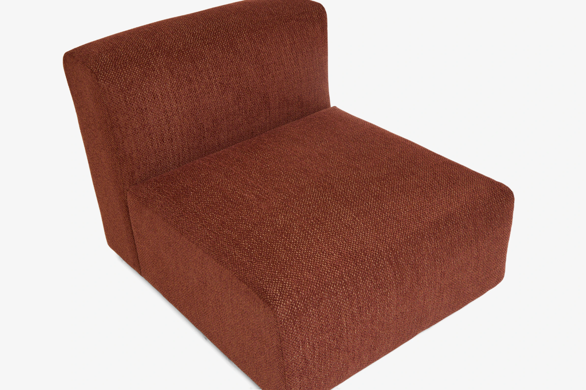 Millie Armless Chair Telly Garnet