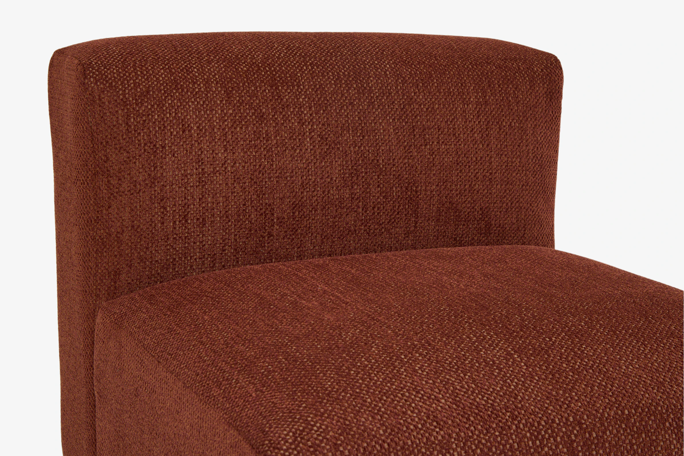 Millie Armless Chair Telly Garnet