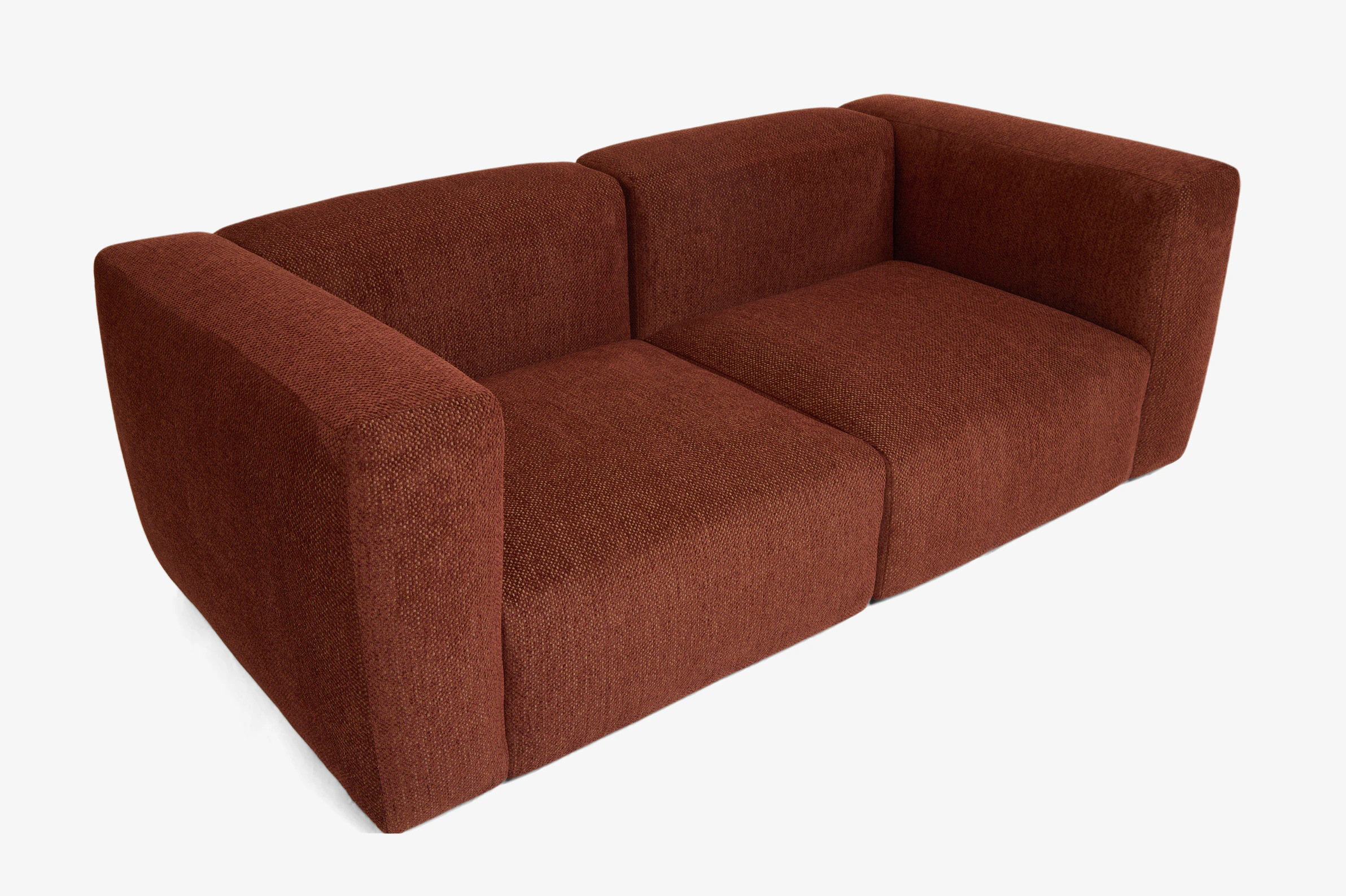 Millie Modular Loveseat Telly Garnet