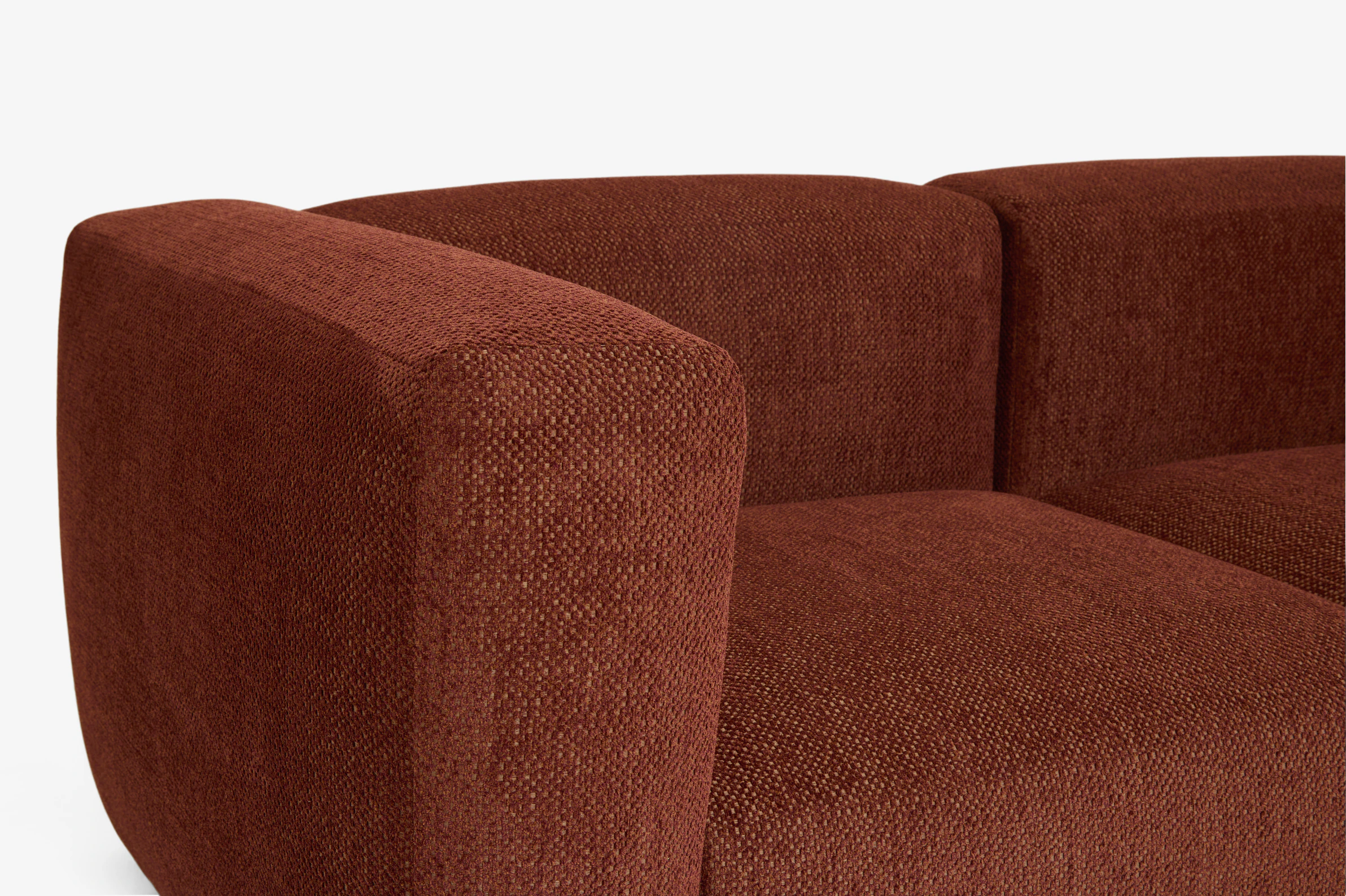 Millie Modular Loveseat Telly Garnet