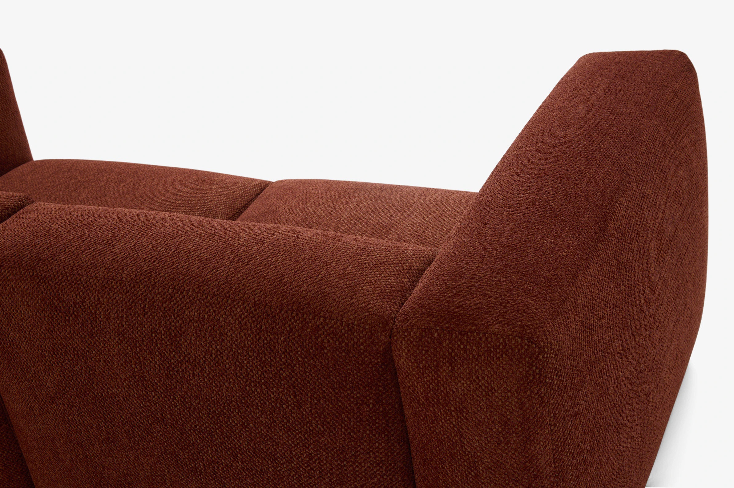 Millie Modular Loveseat Telly Garnet