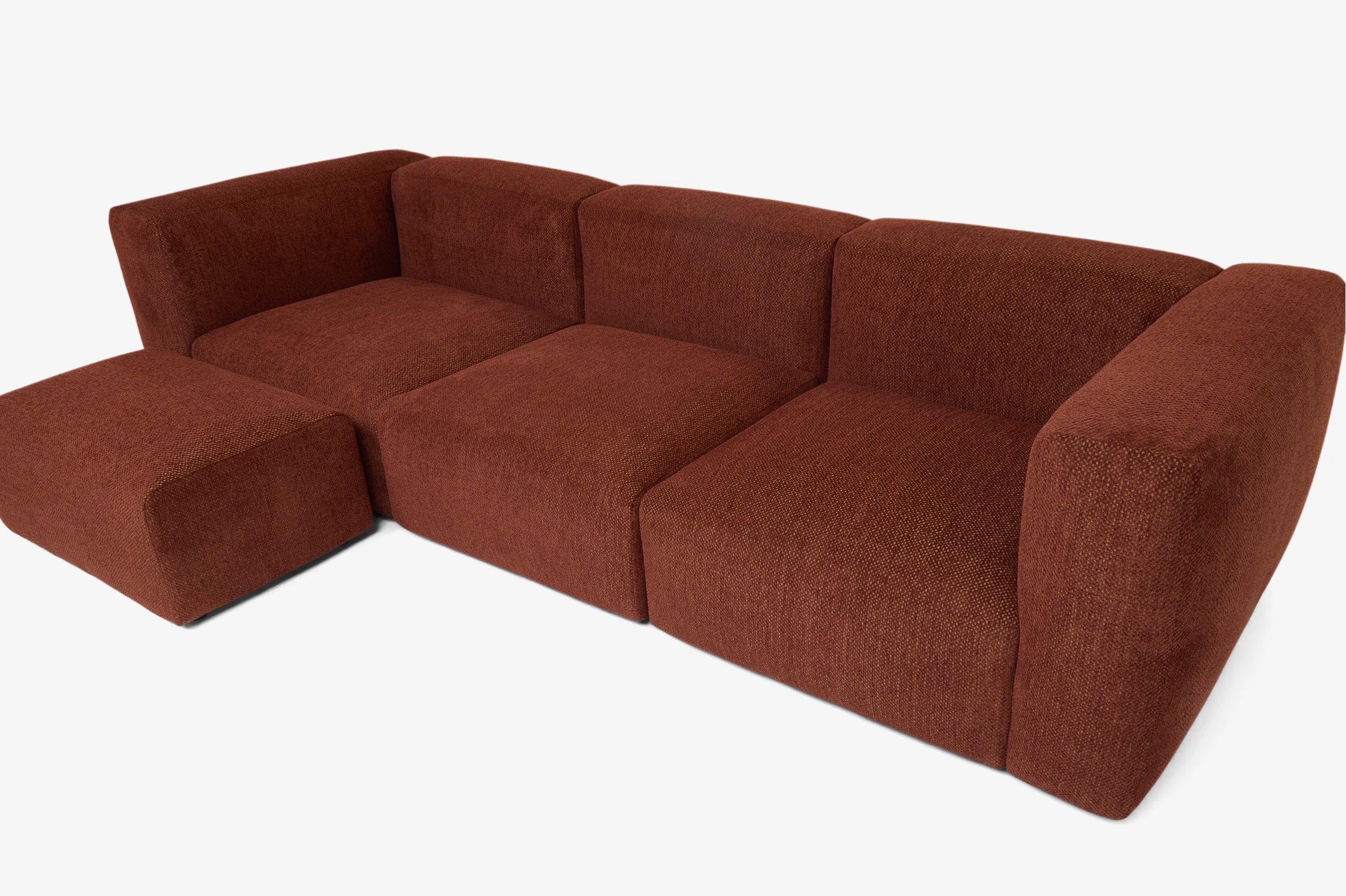 Millie Modular Sectional Telly Garnet