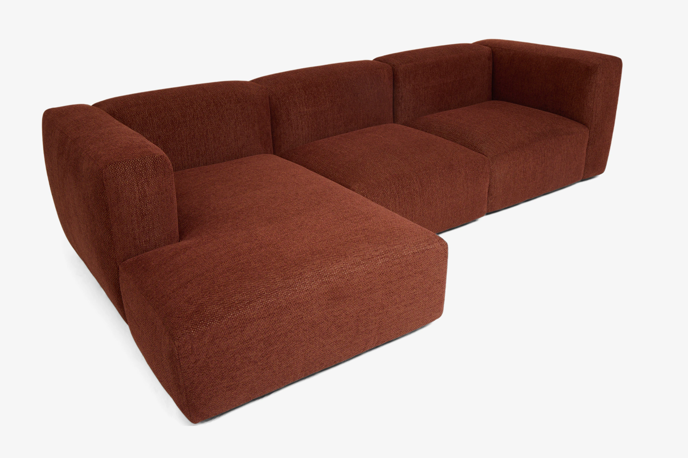 Millie Modular Chaise Sectional Telly Garnet