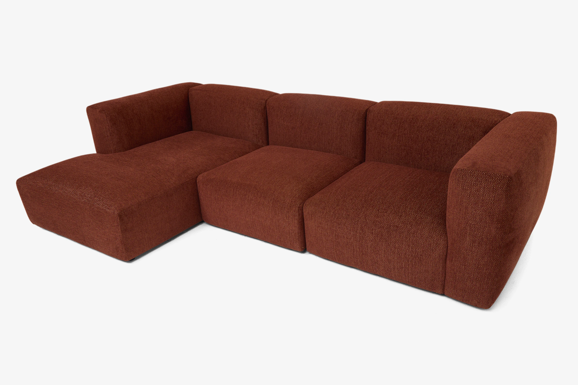Millie Modular Chaise Sectional Telly Garnet