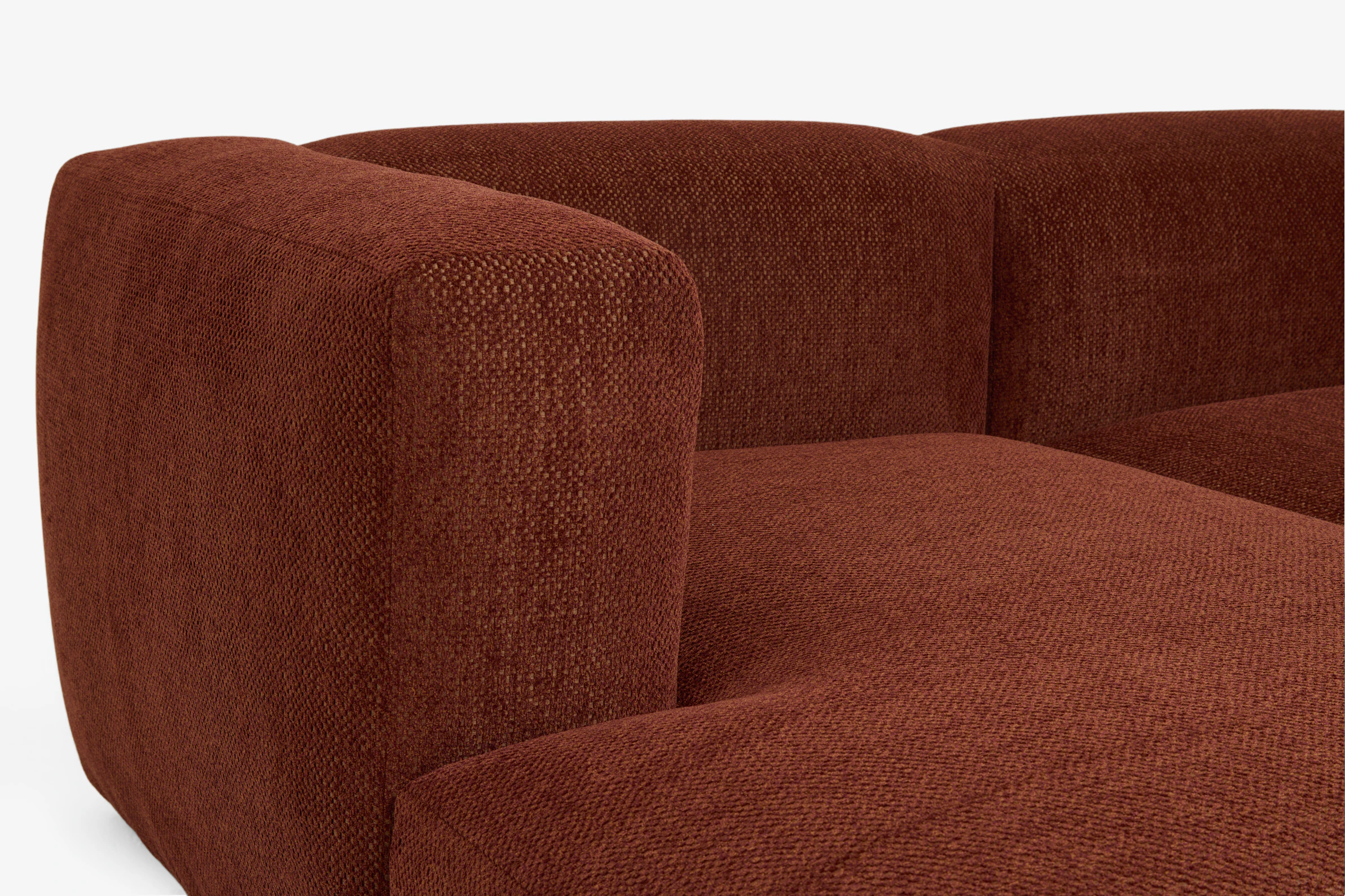 Millie Modular Chaise Sectional Telly Garnet