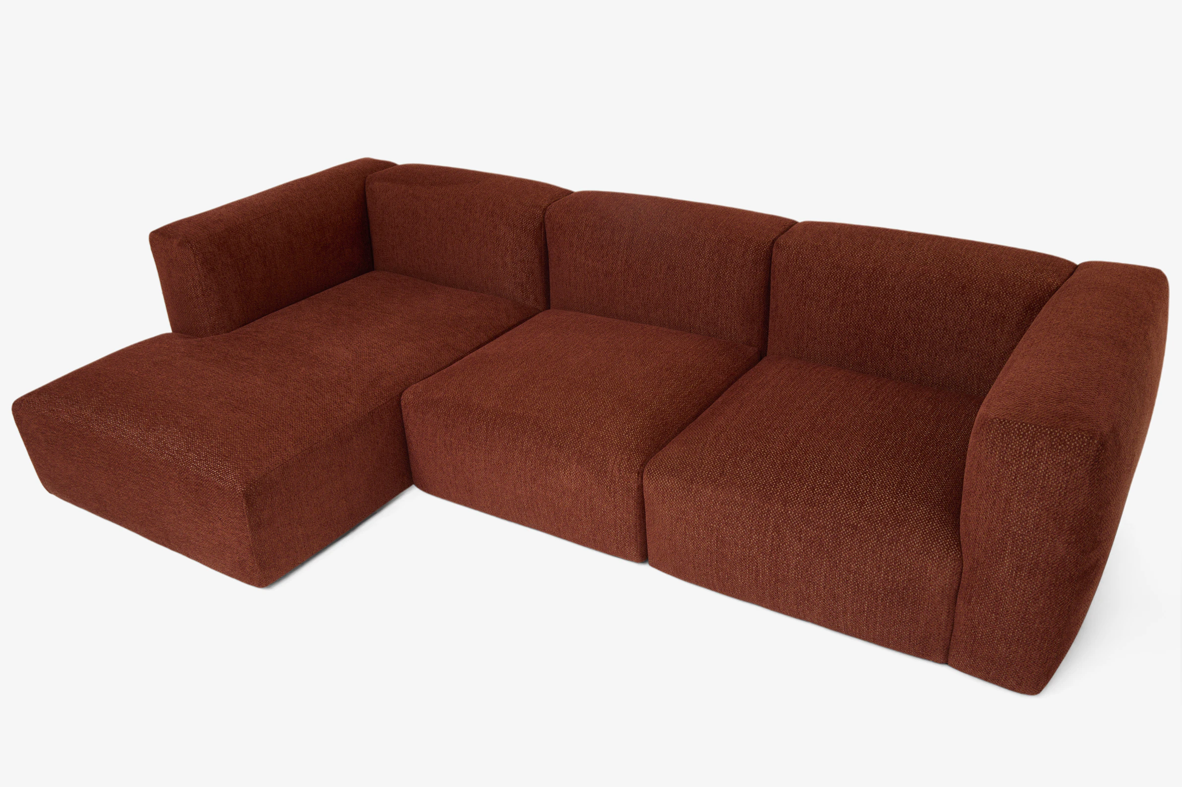 Millie Modular Chaise Sectional Telly Garnet