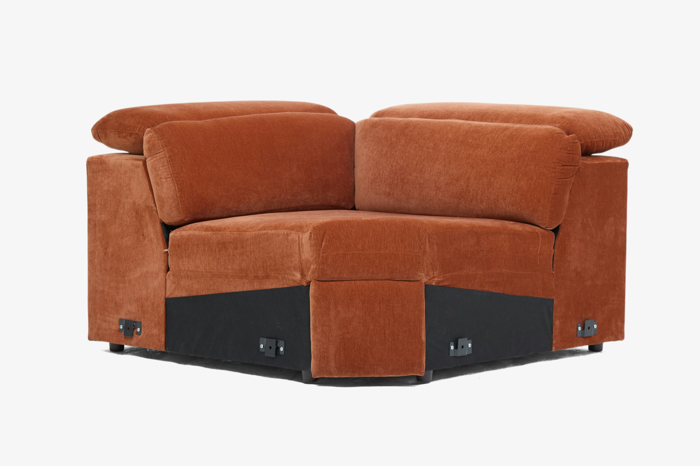 Fitz Wedge Chair Harper Cinnamon