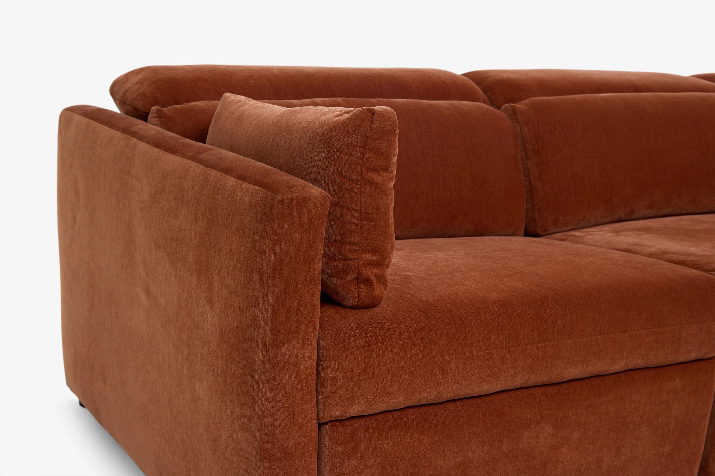 Fitz Modular Reclining Sectional Harper Cinnamon