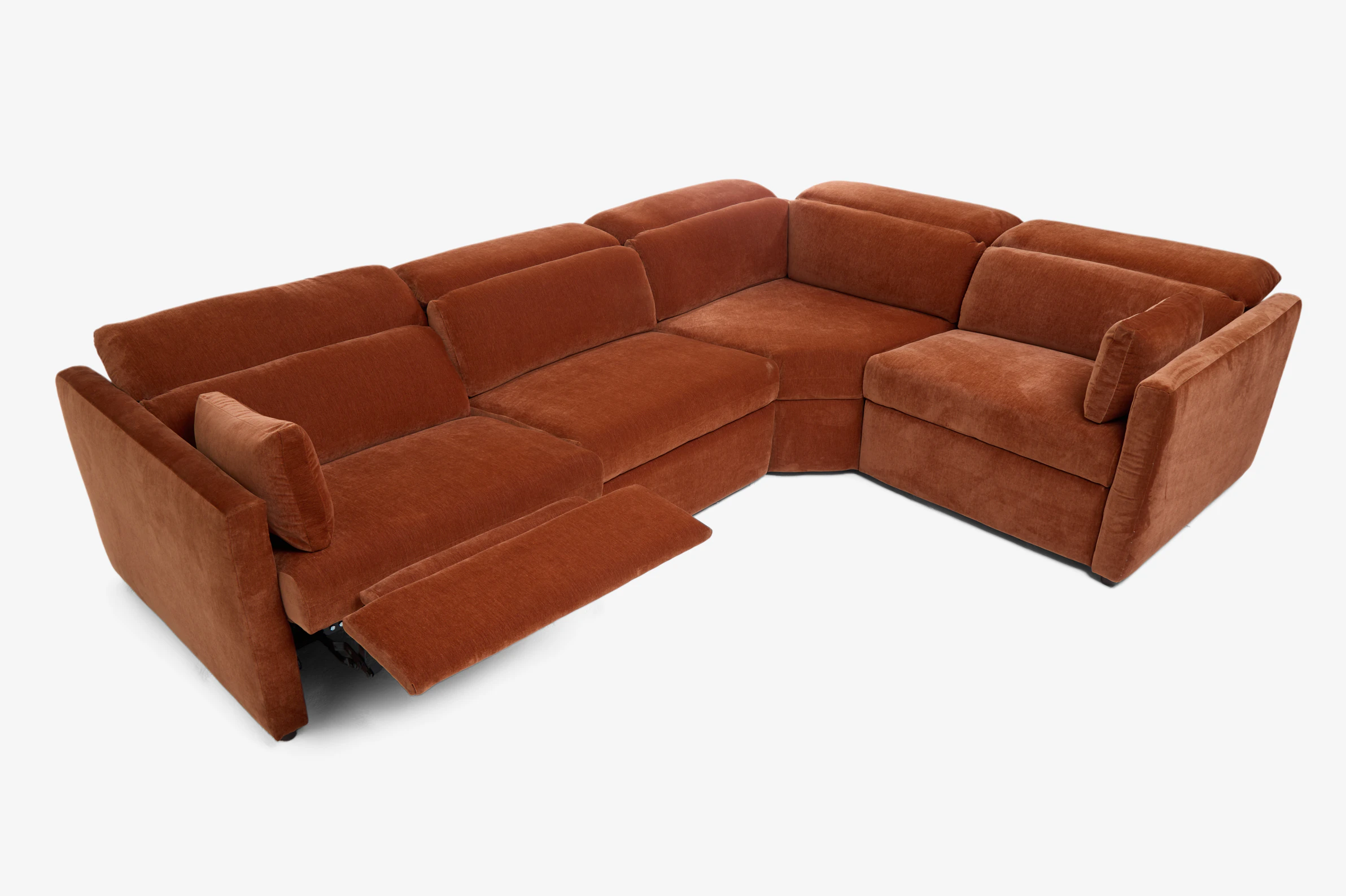 Fitz Modular Reclining Sectional Harper Cinnamon