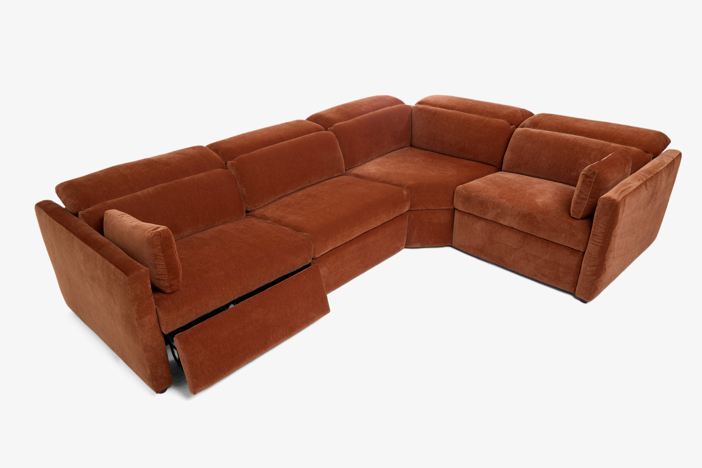 Fitz Modular Reclining Sectional Harper Cinnamon