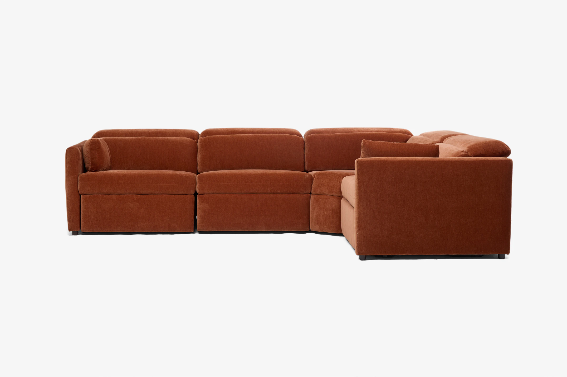 Fitz Modular Reclining Sectional Harper Cinnamon