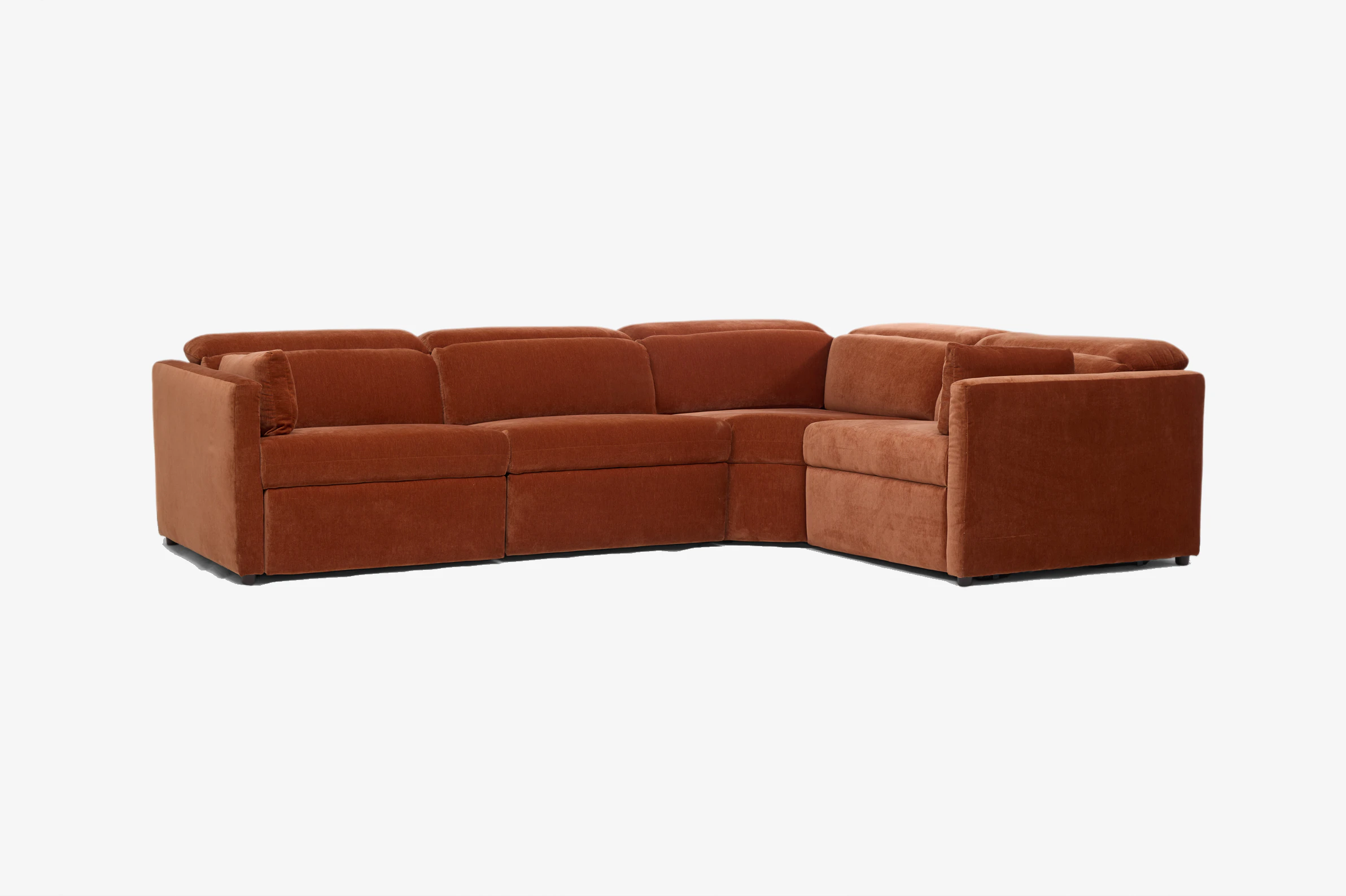 Fitz Modular Reclining Sectional Harper Cinnamon