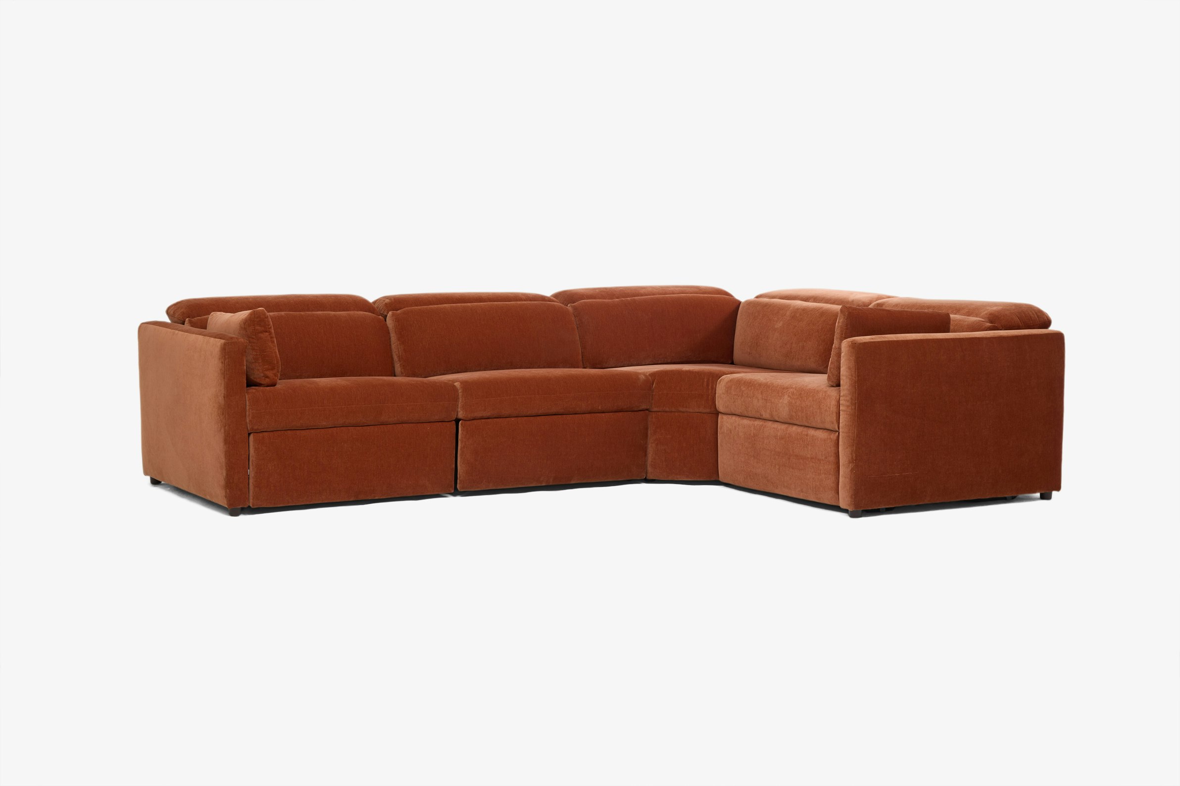 Fitz Modular Reclining Sectional Harper Cinnamon