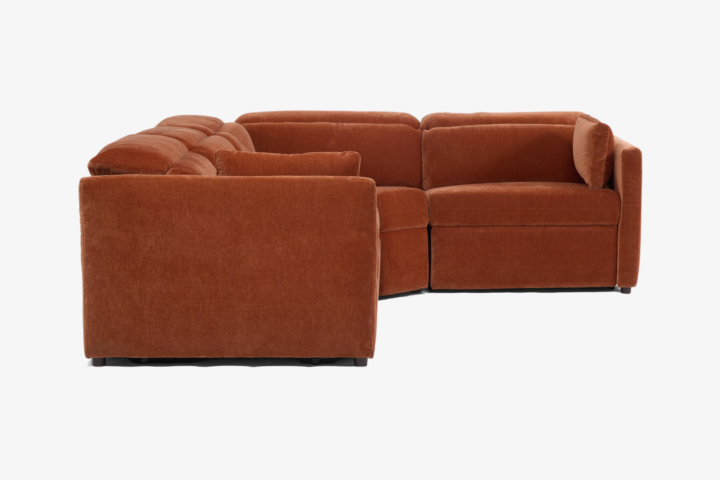 Fitz Modular Reclining Sectional Harper Cinnamon